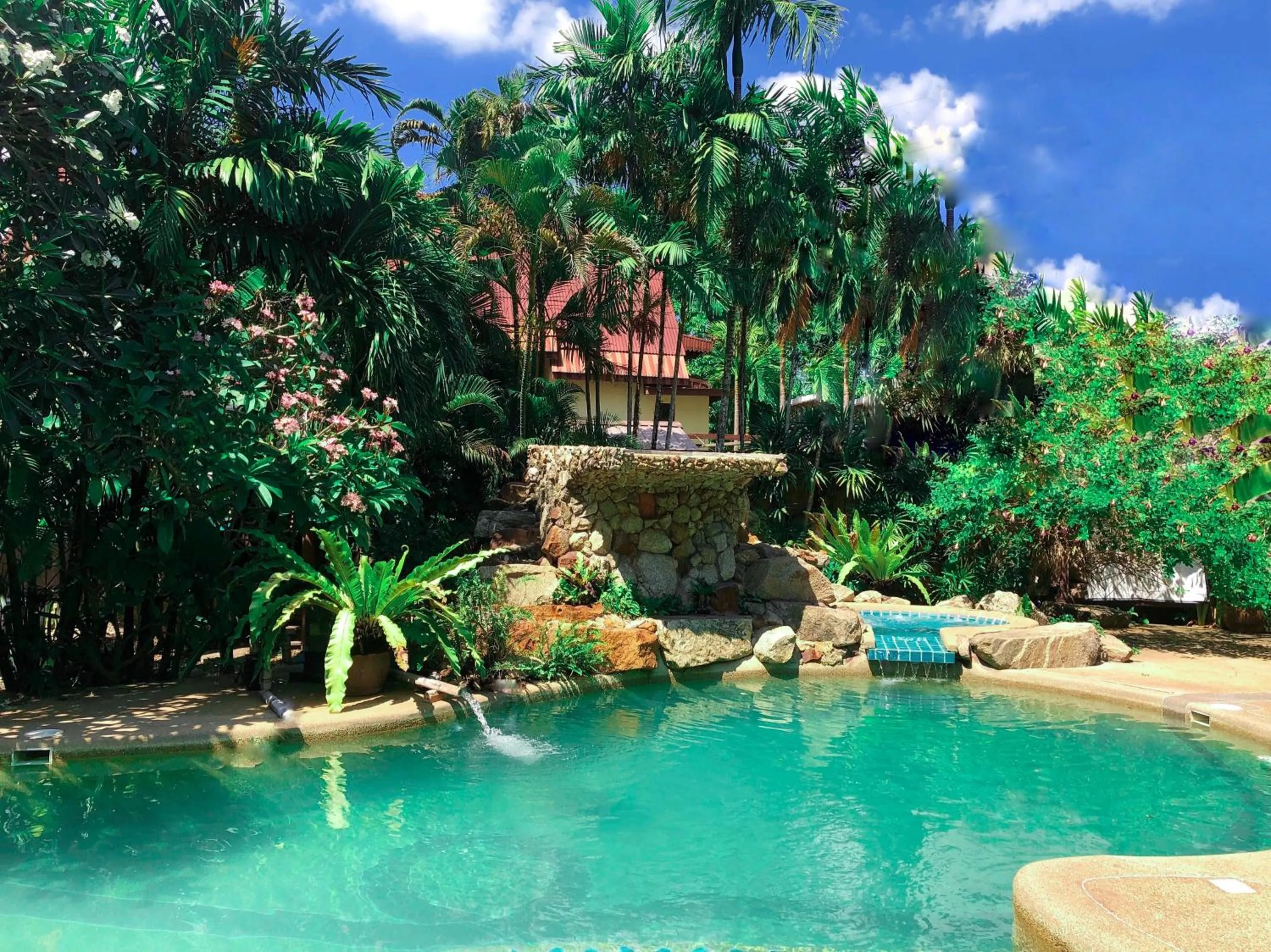 Pool view in Shanti Lodge Phuket
