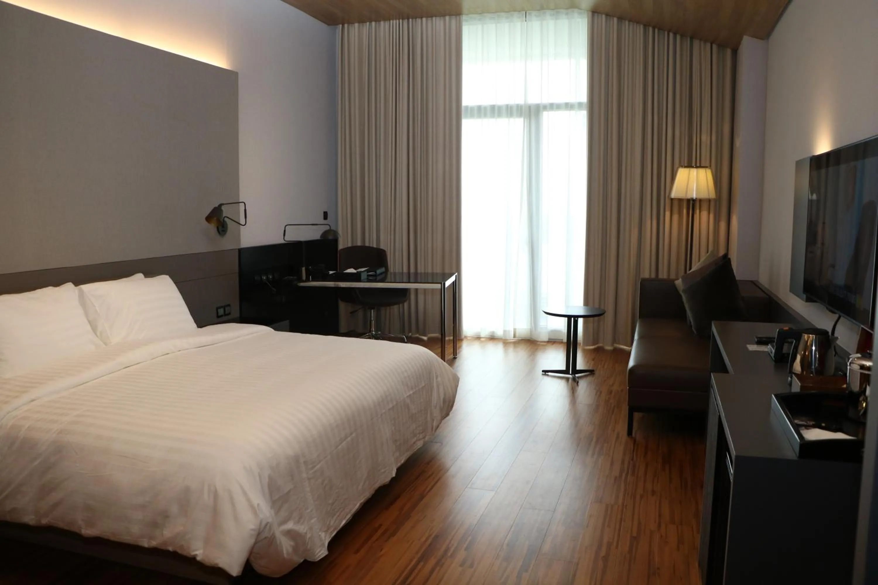 Bed in Midori Clark Hotel and Casino