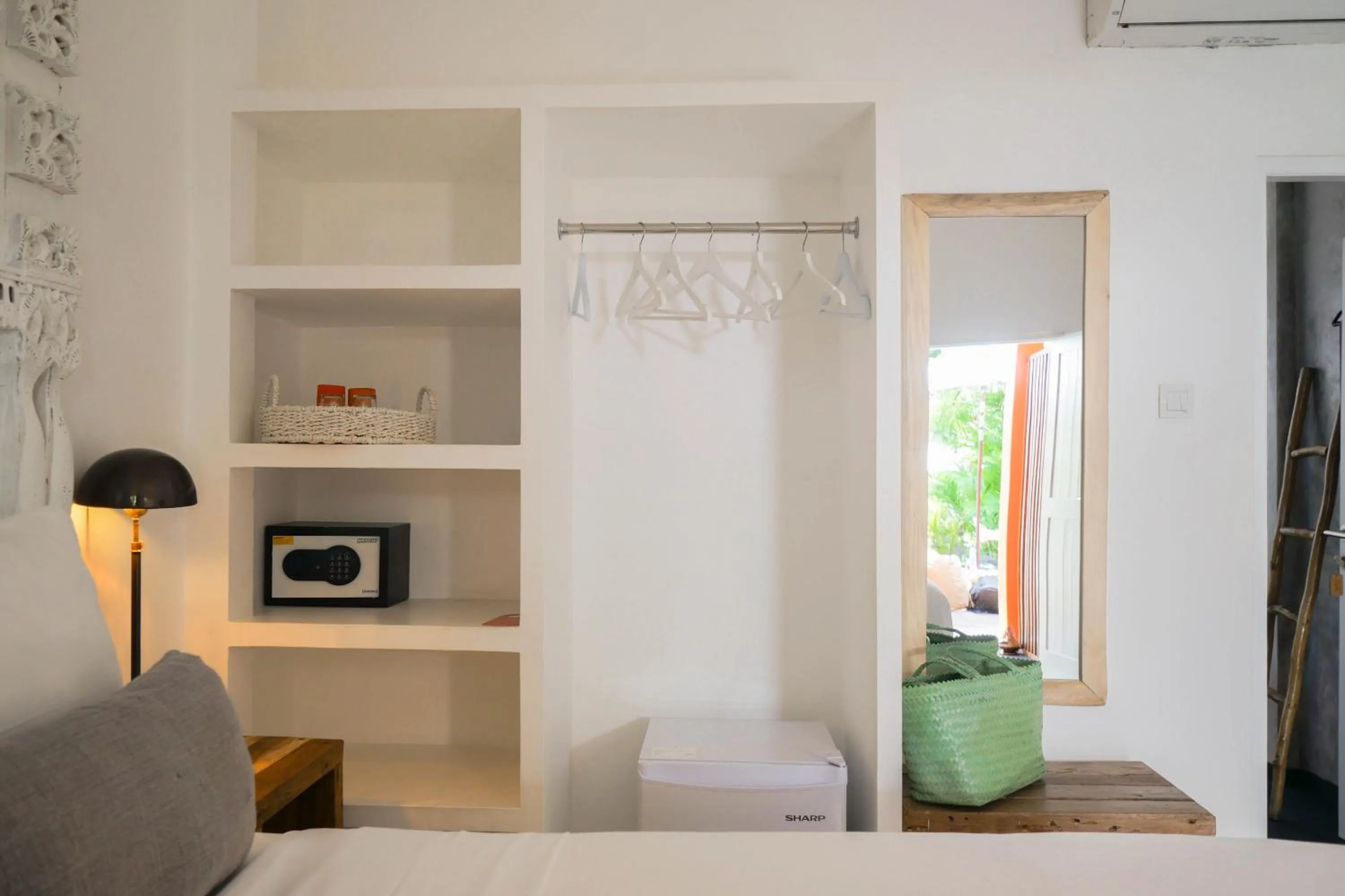 wardrobe, Bed in The Room Padang-Padang