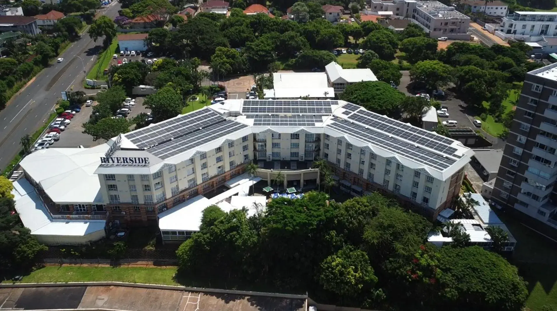 Bird's eye view in The Riverside Hotel Bird's eye view in The Riverside Hotel