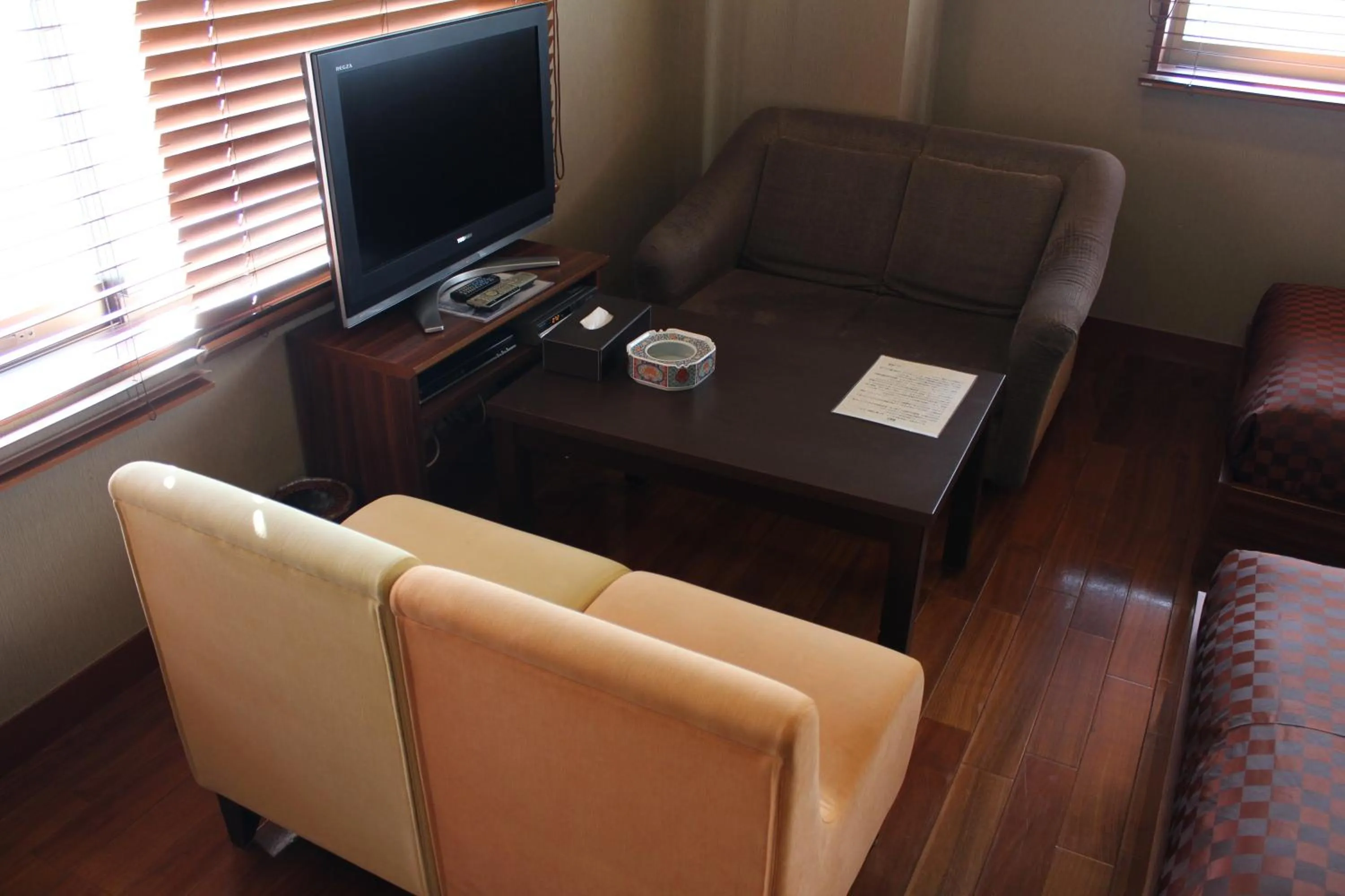 Seating area in Hotel Saika
