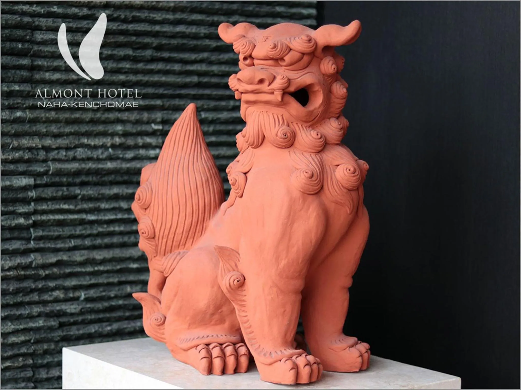 Decorative detail in Almont Hotel Naha Kenchomae