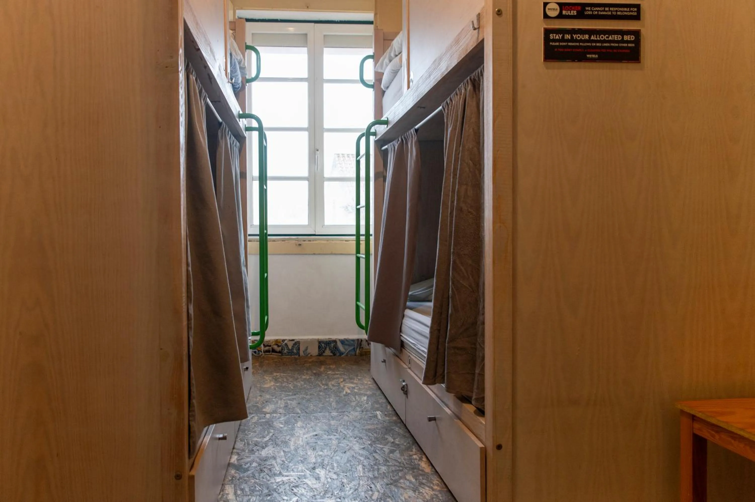 bunk bed in WOT New Lisbon Social