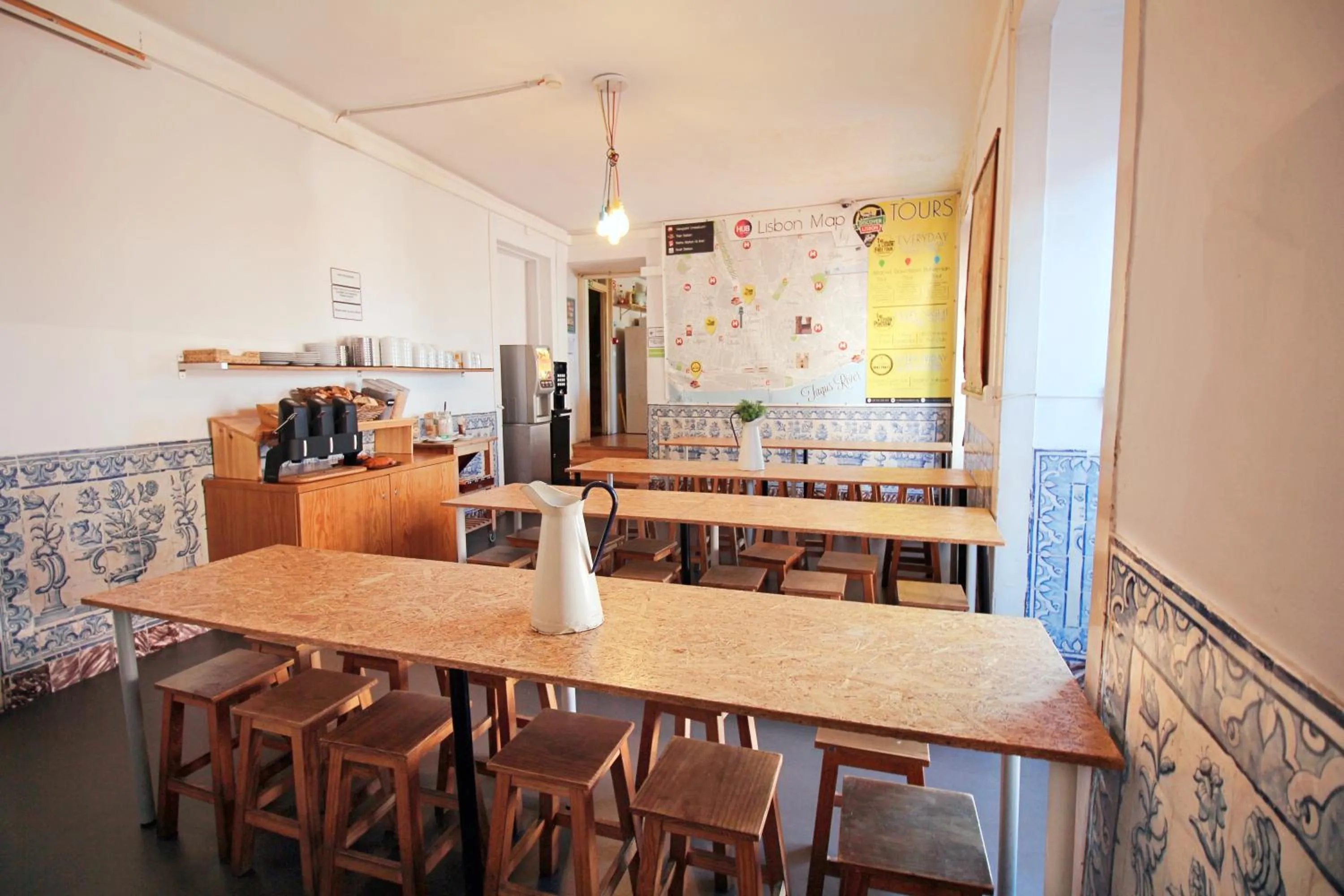 Dining area in WOT New Lisbon Social