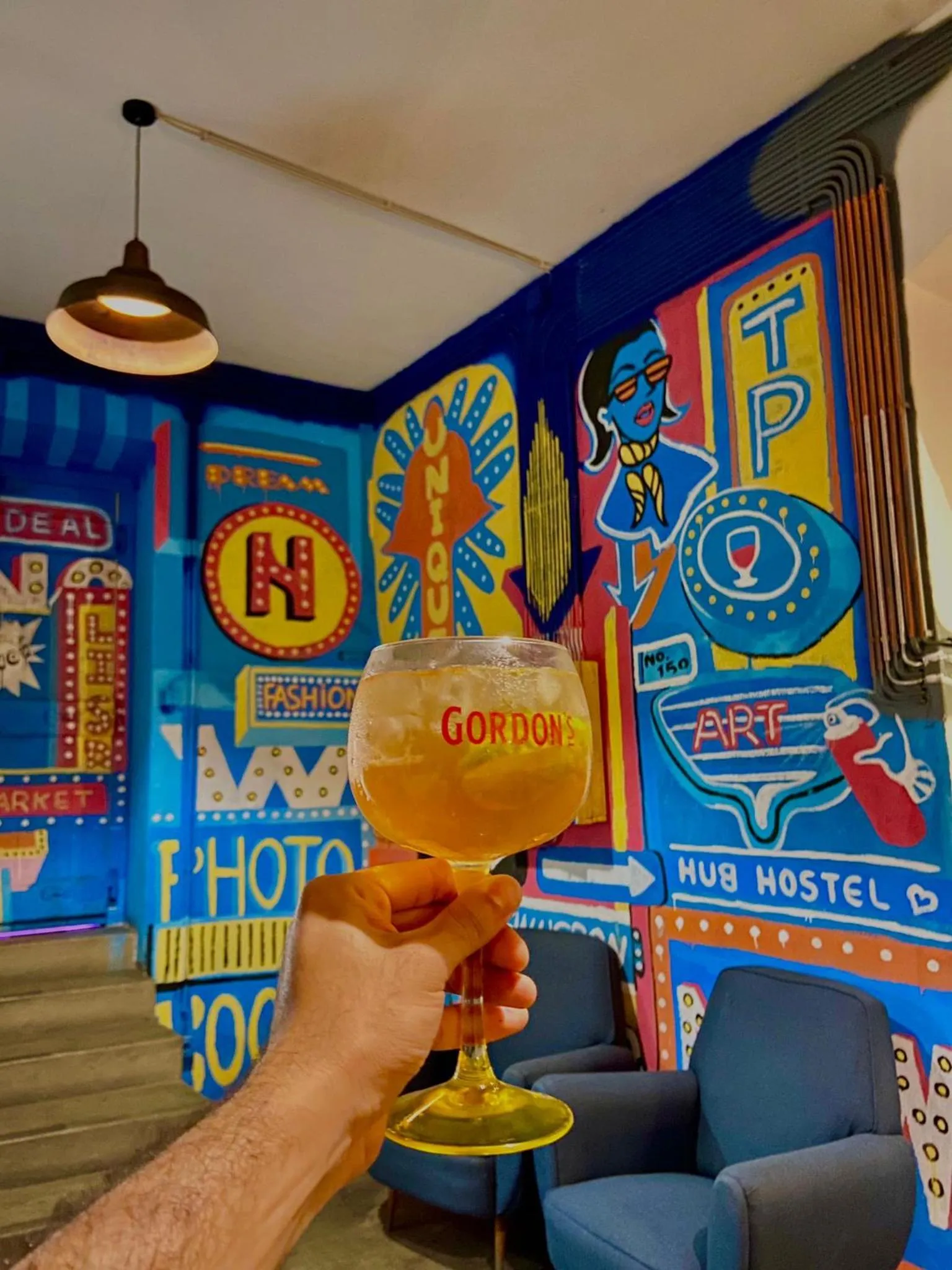 Drinks in WOT New Lisbon Social