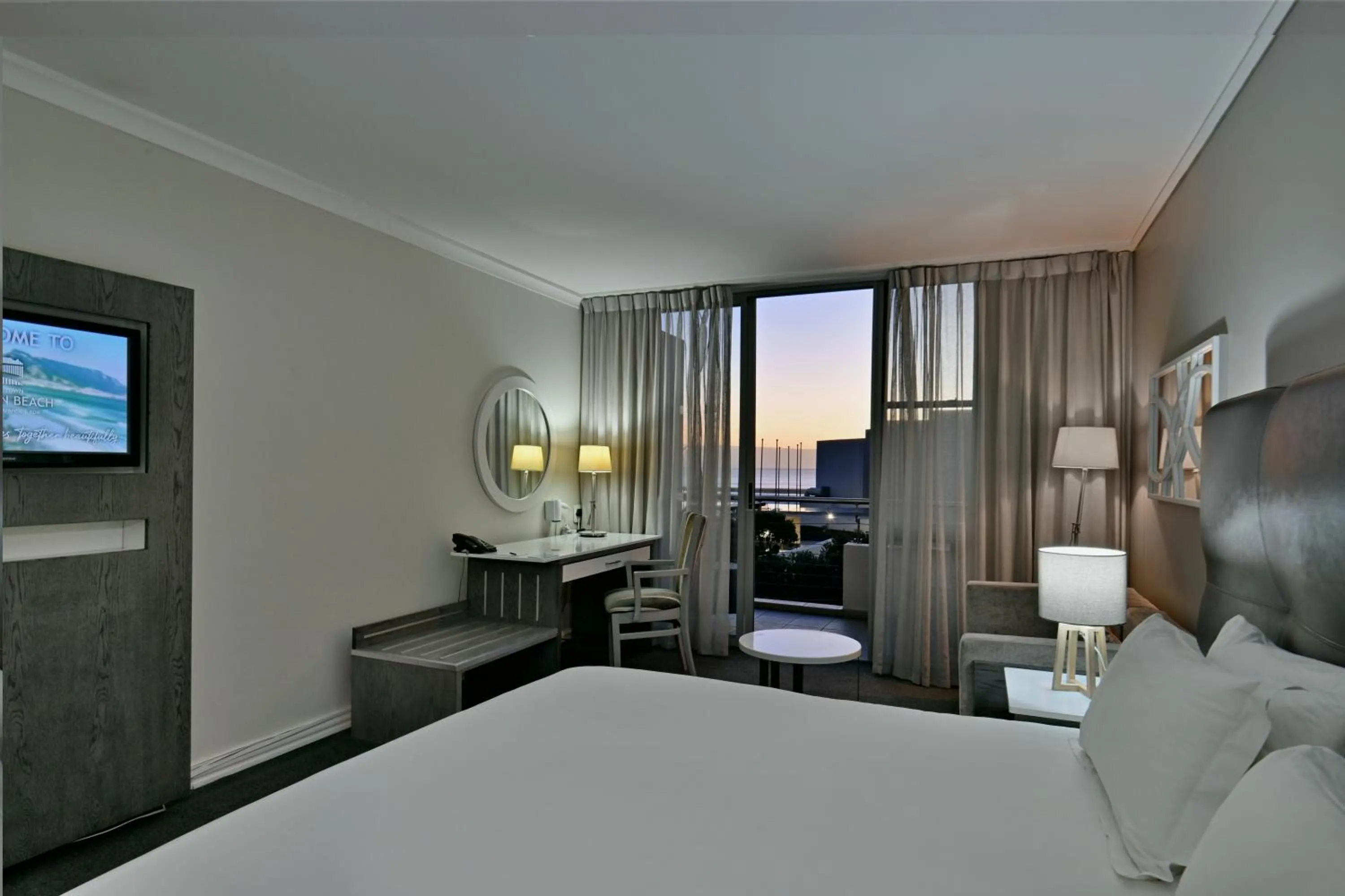 Bed in Lagoon Beach Hotel & Spa