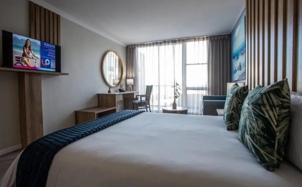 Bed in Lagoon Beach Hotel & Spa