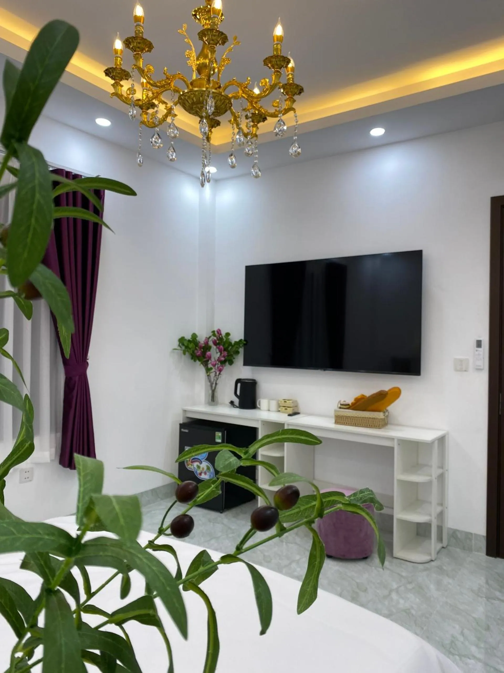 Communal lounge/ TV room in Grand C Homestay