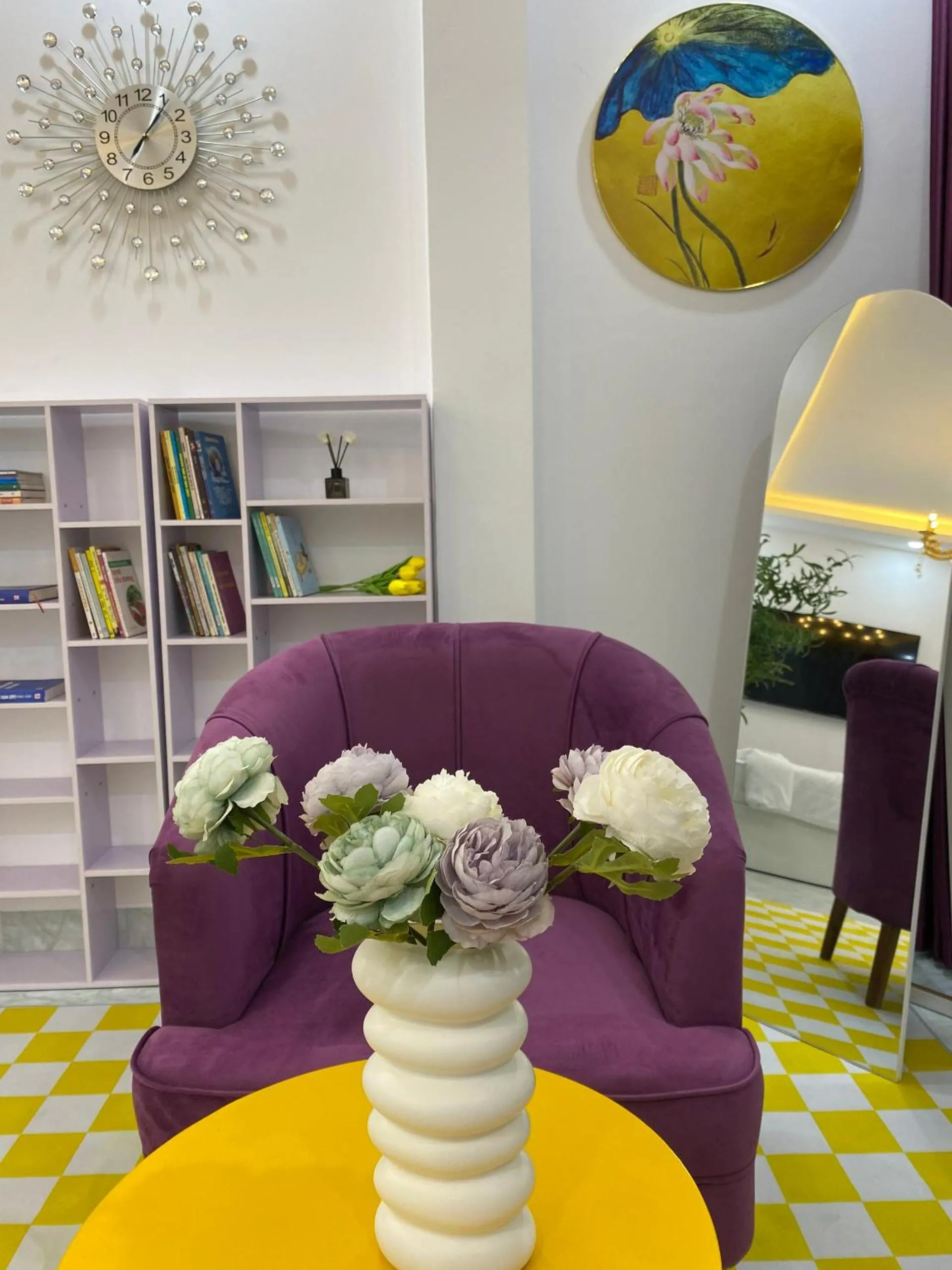 Library in Grand C Homestay