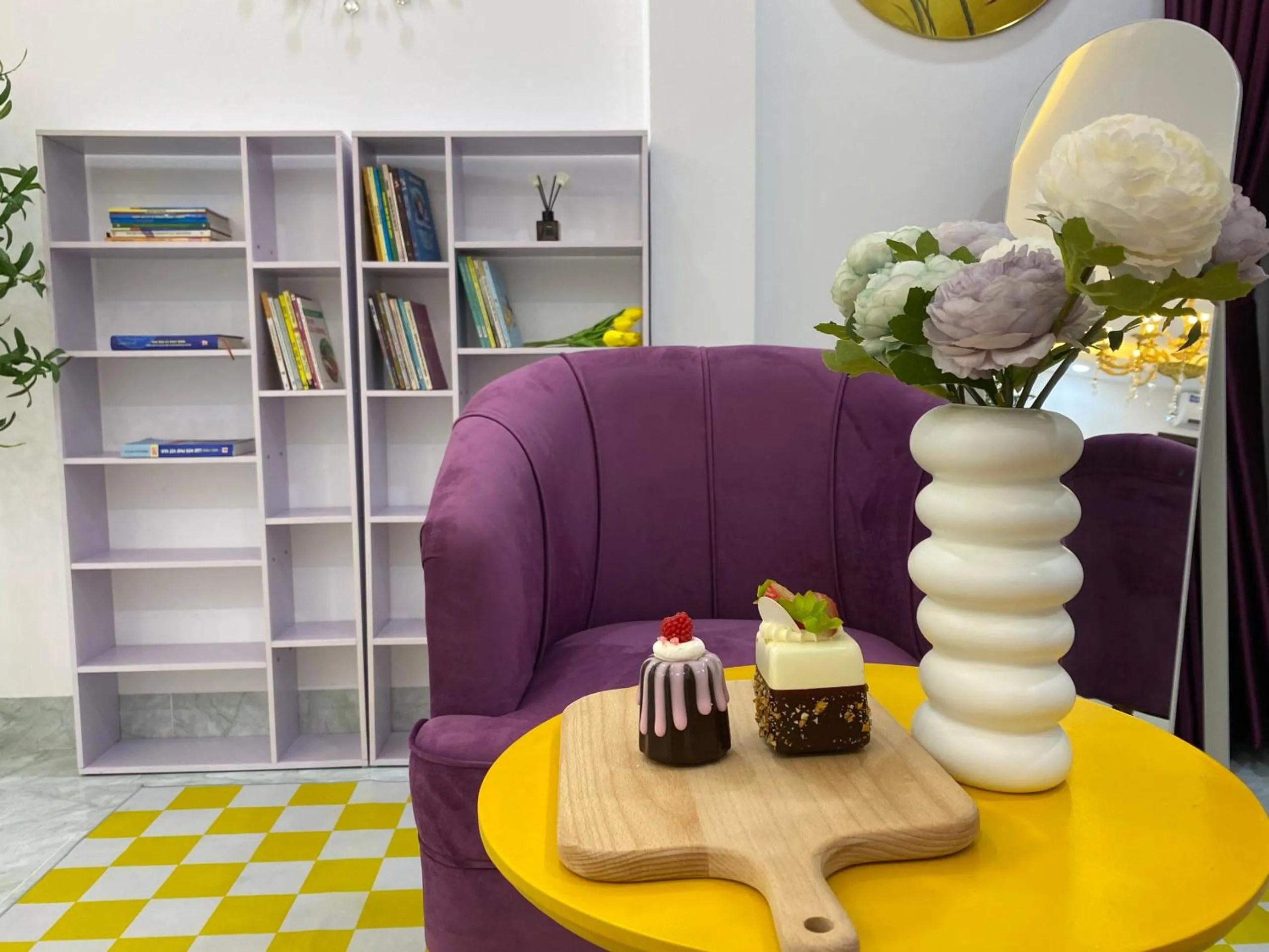 Library in Grand C Homestay