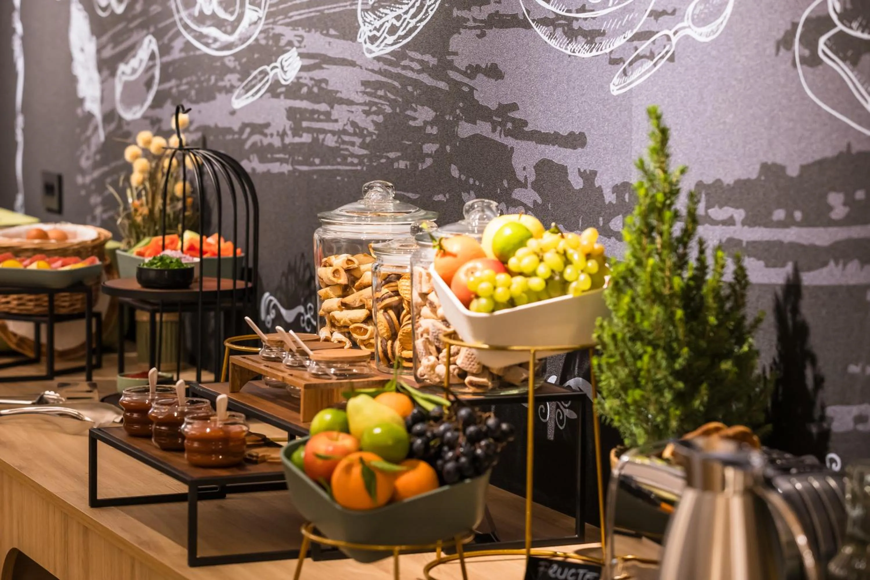 Buffet breakfast in Mercure Bucharest Cantemir