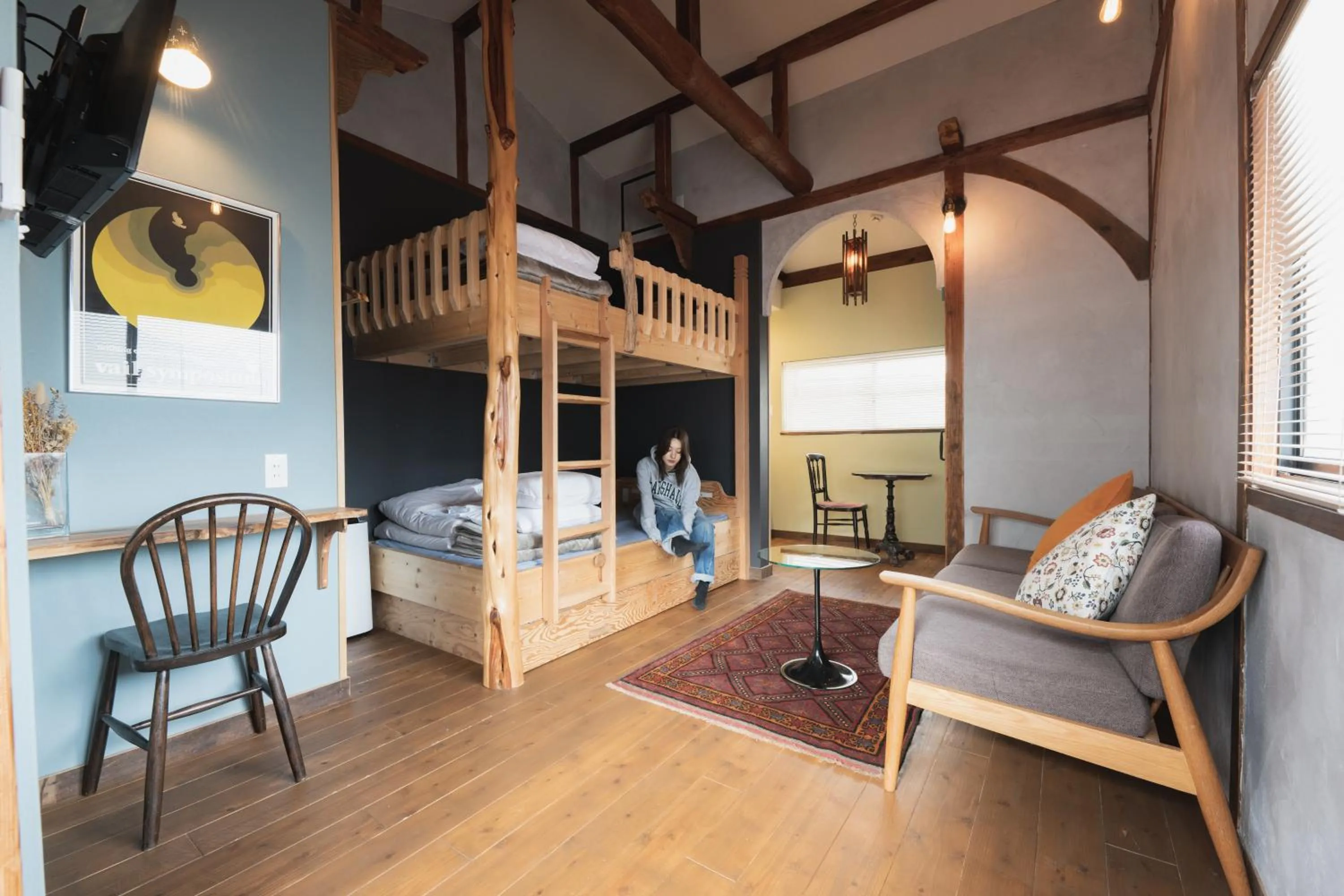 Living room in Traditional Apartment Takamatsu Guesthouse