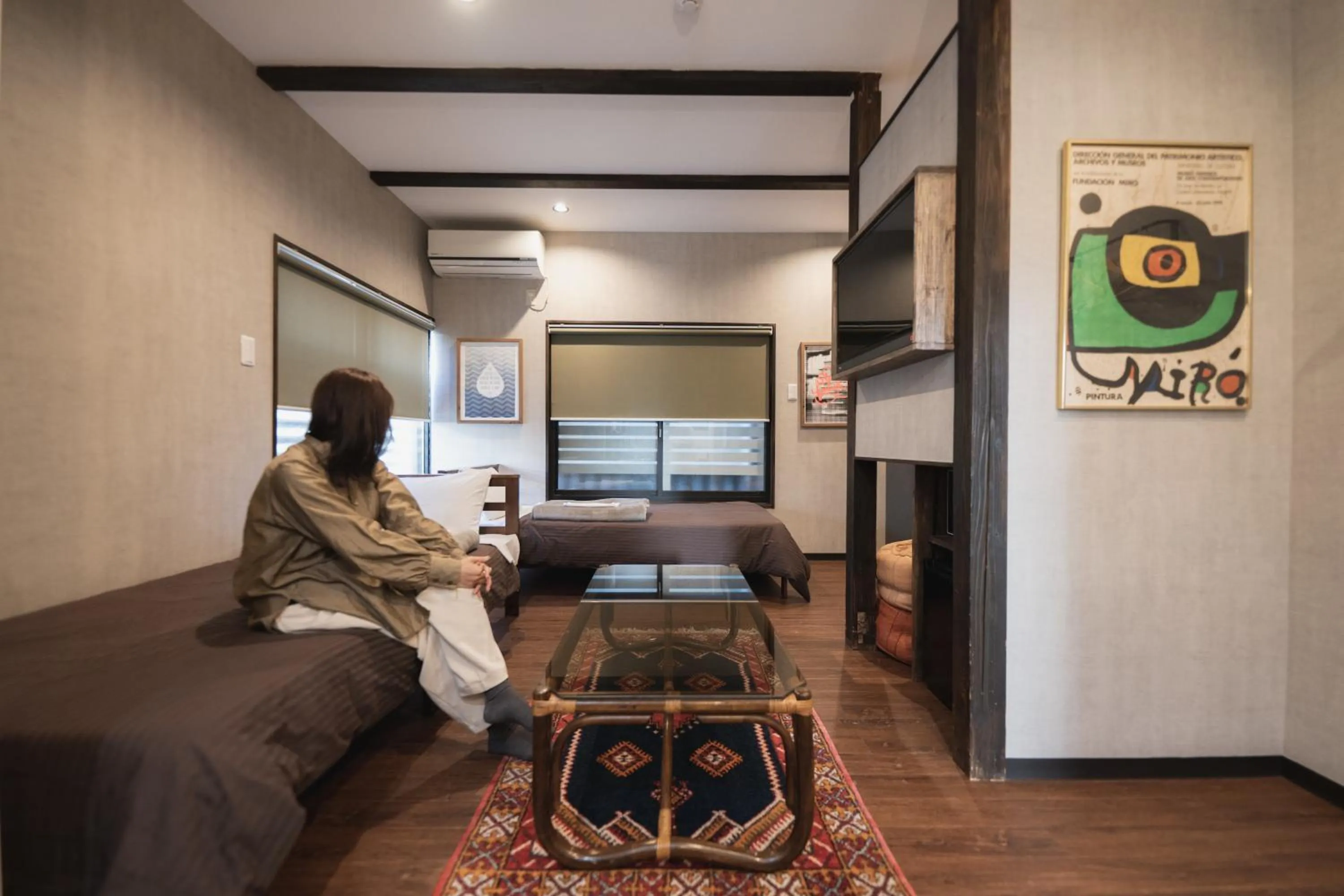 Photo of the whole room, Bed in Traditional Apartment Takamatsu Guesthouse