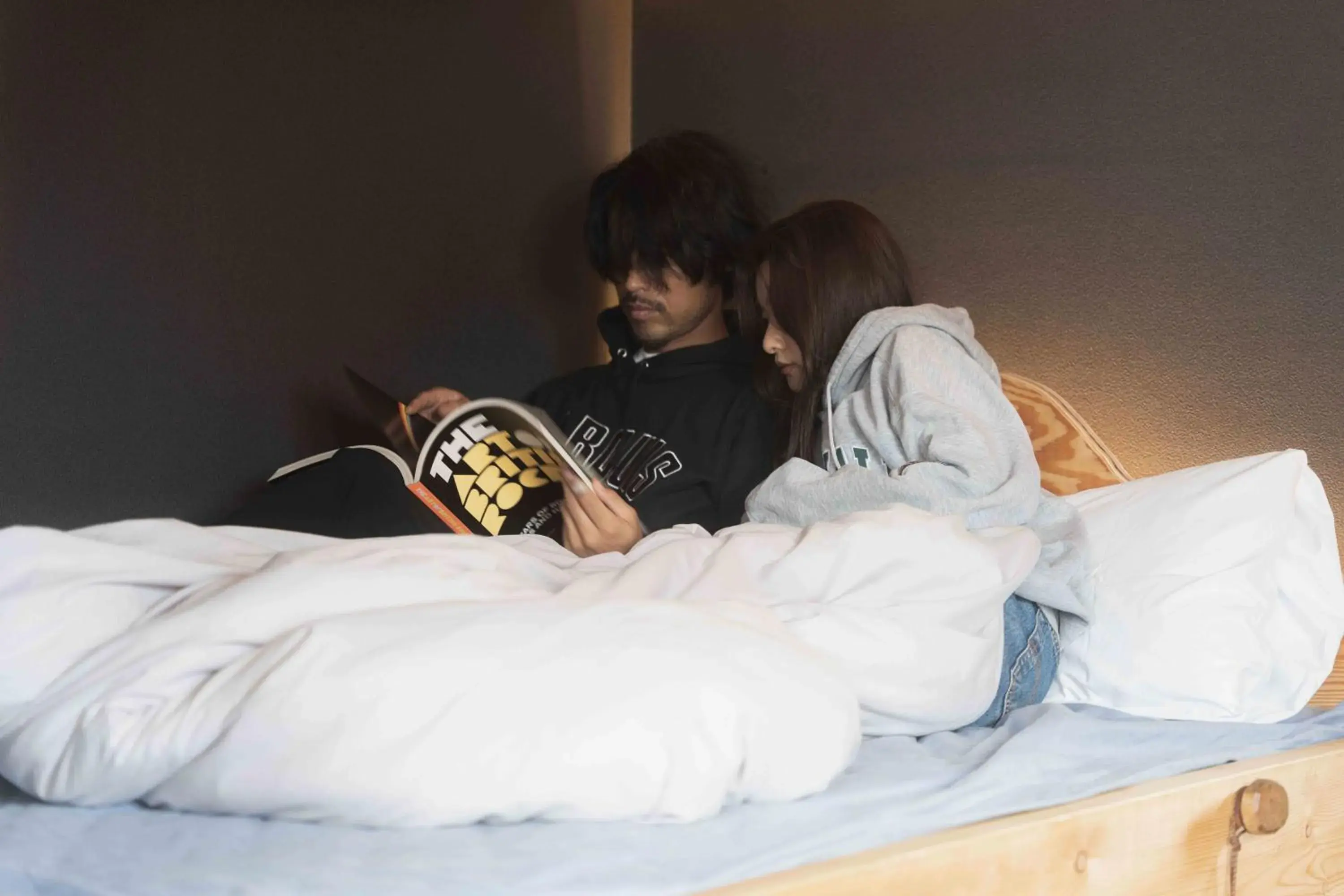 Bed in Traditional Apartment Takamatsu Guesthouse Bed in Traditional Apartment Takamatsu Guesthouse