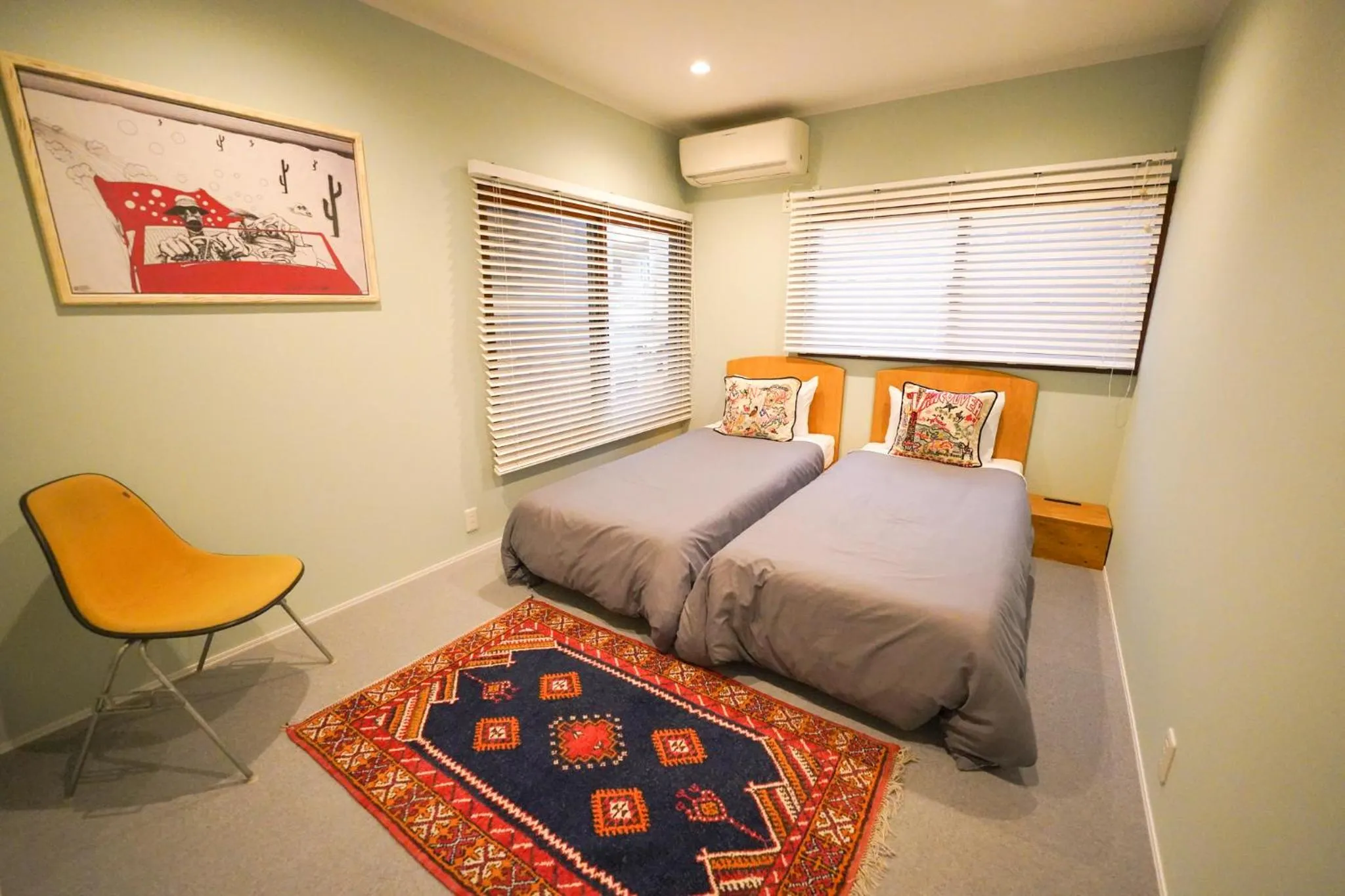 Bed in Traditional Apartment Takamatsu Guesthouse