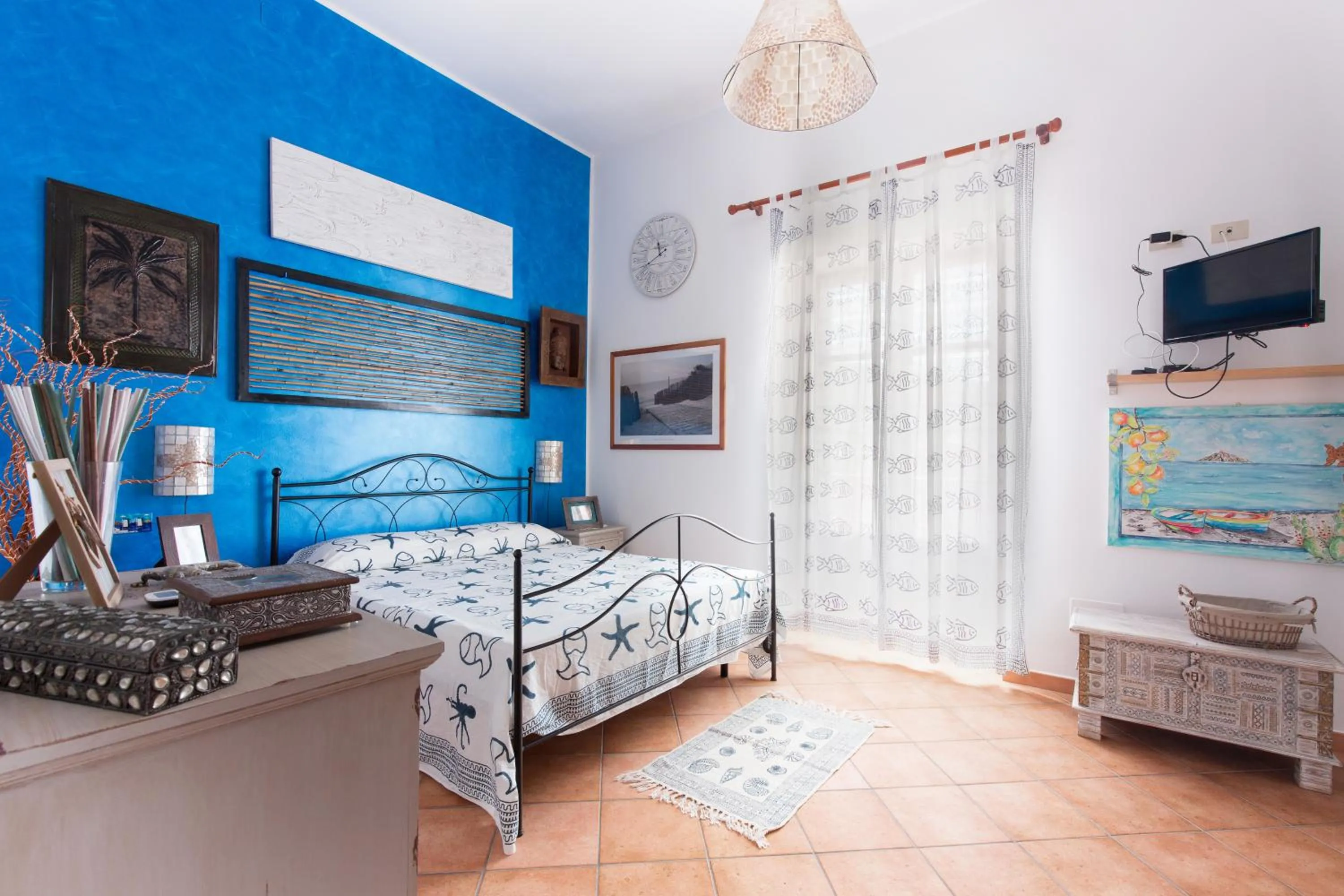 Bed in Il Pesce e il Geco