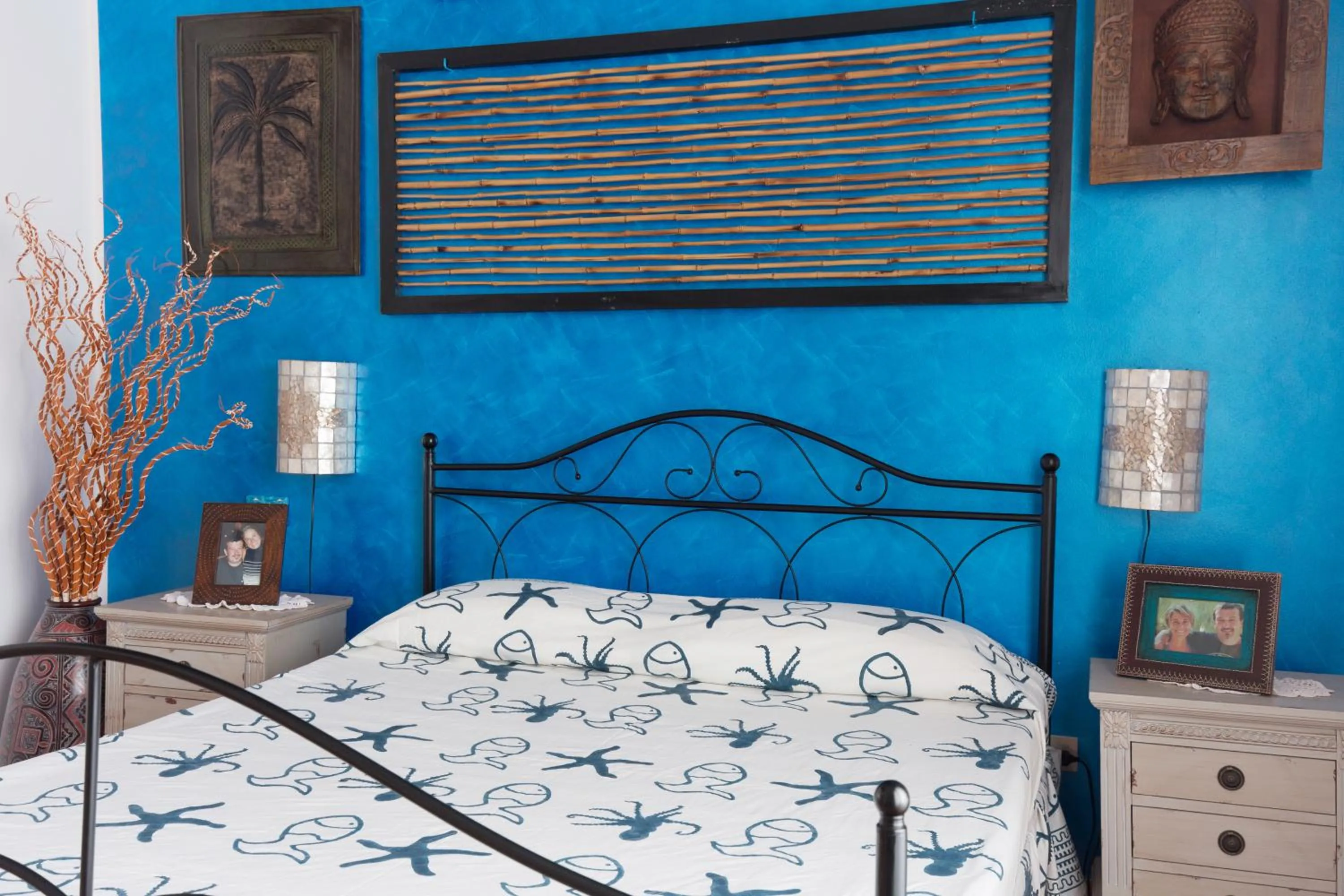 Bed in Il Pesce e il Geco