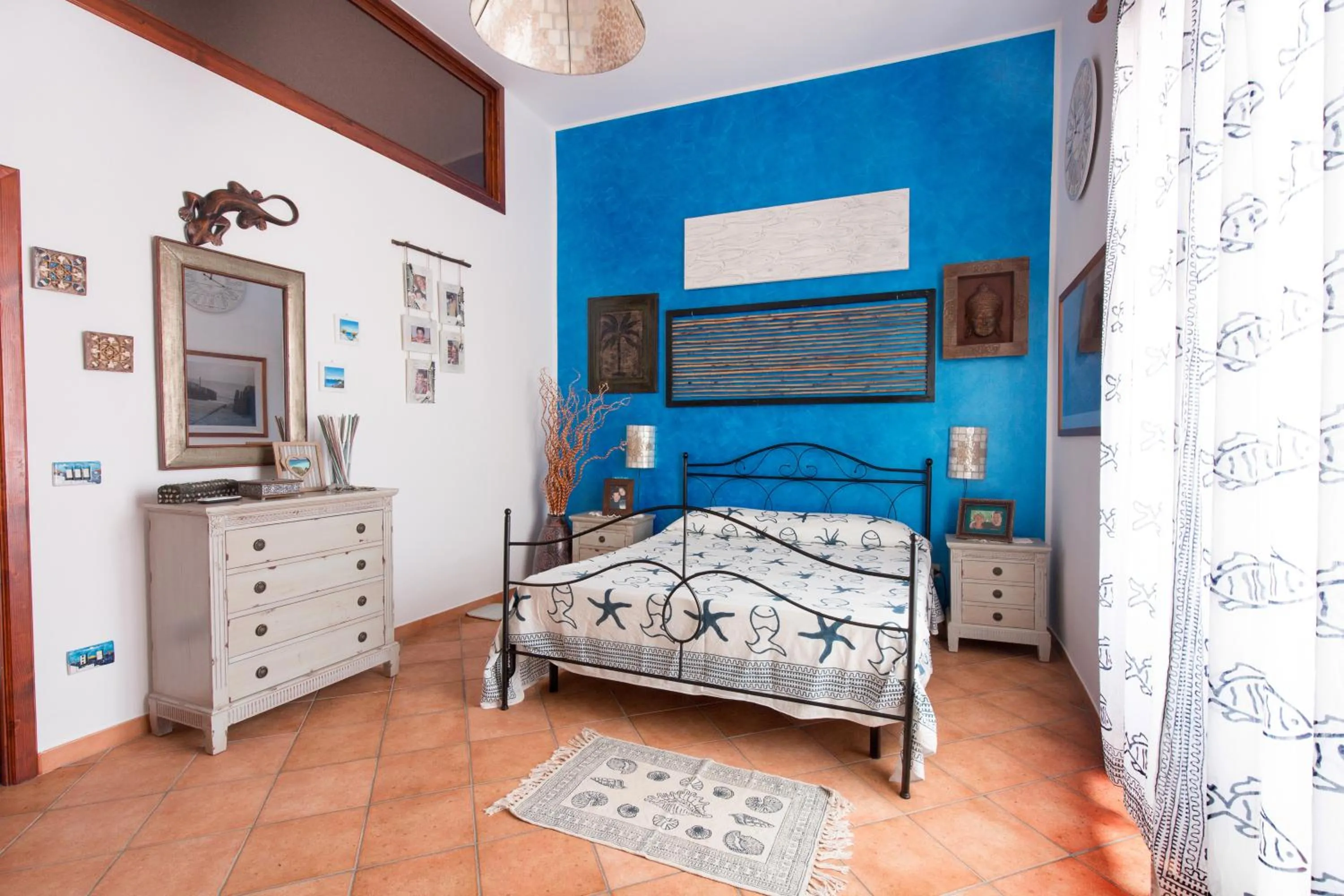 Bed in Il Pesce e il Geco