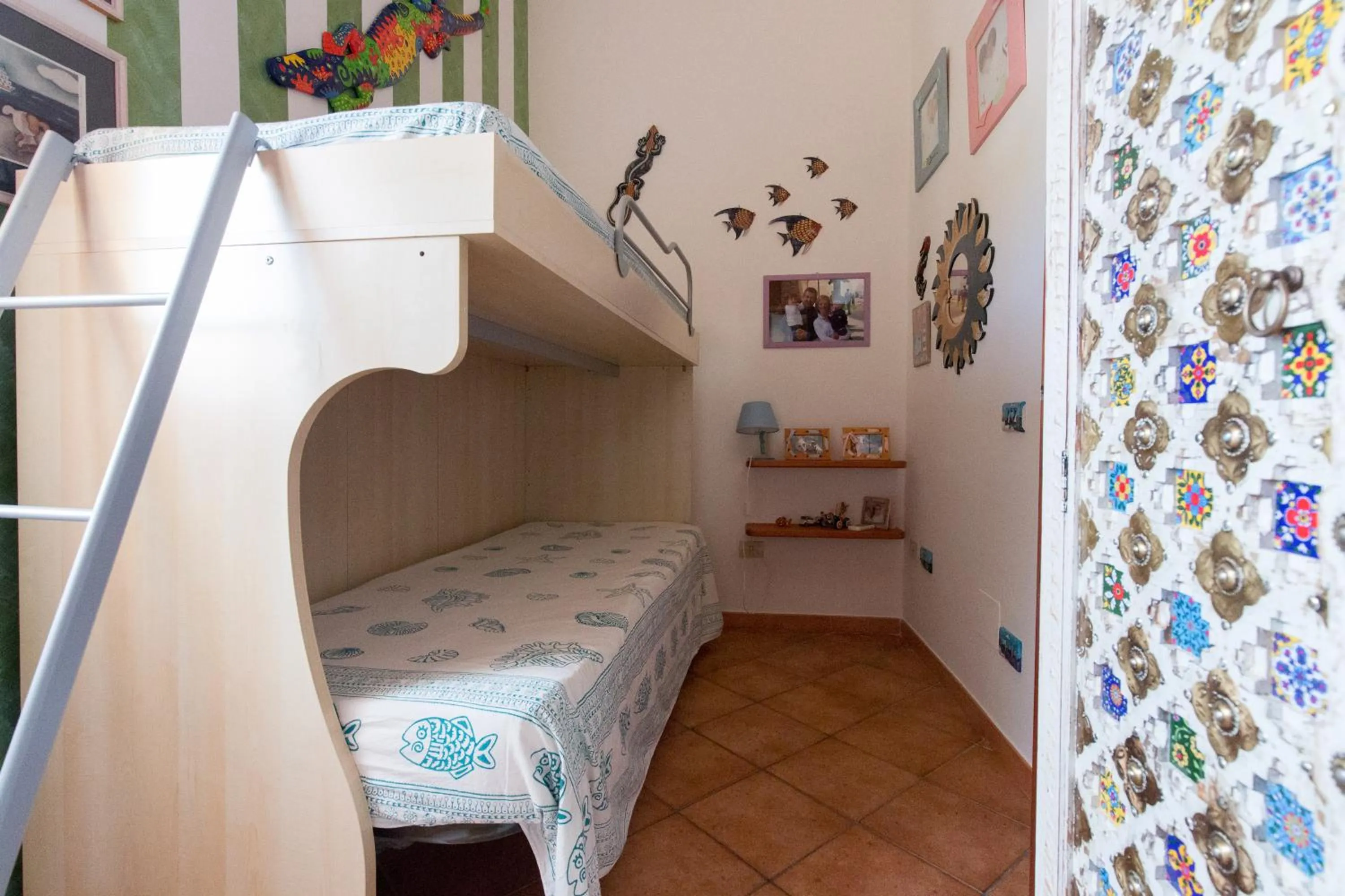 Bed in Il Pesce e il Geco