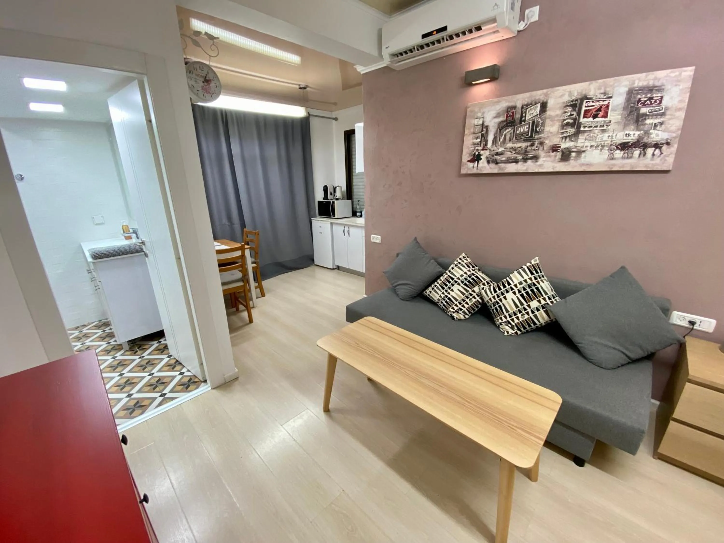 Living room in Carmel Boutique Apartments