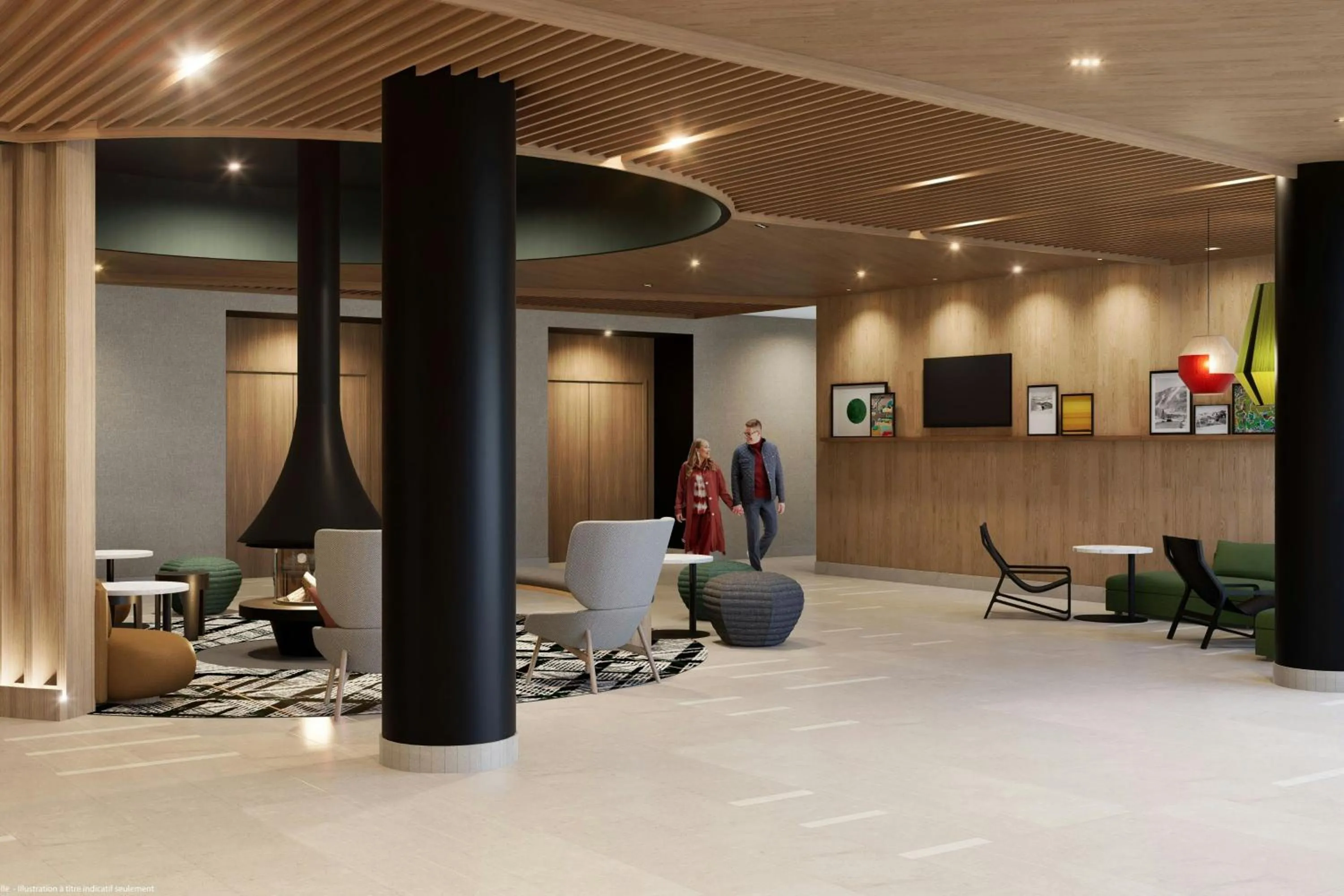 Lobby or reception in Residence Inn by Marriott Bromont