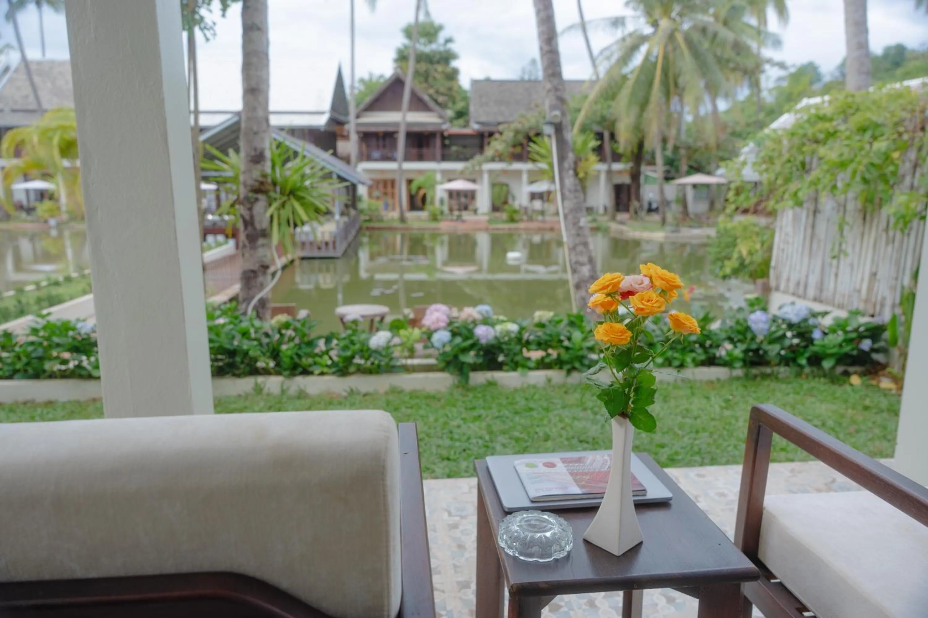 Patio in Villa Oasis Luang Prabang