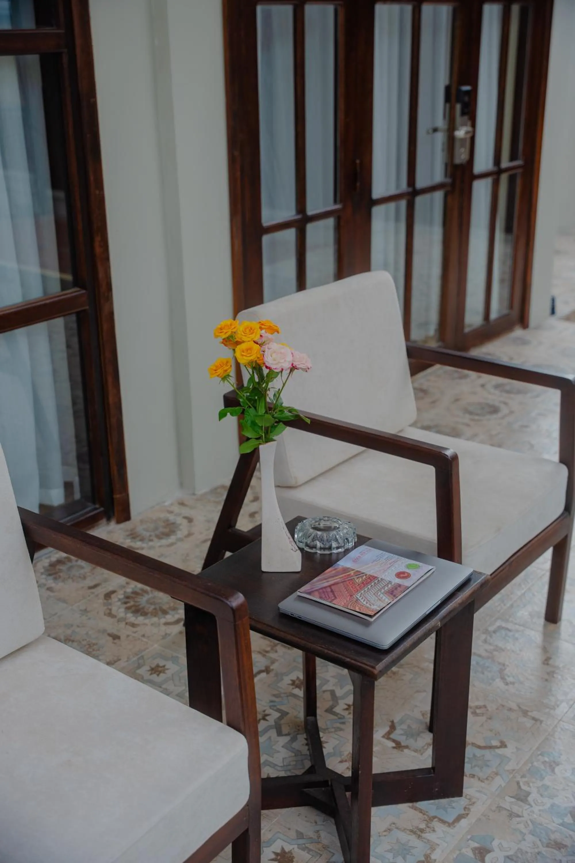 Seating area in Villa Oasis Luang Prabang