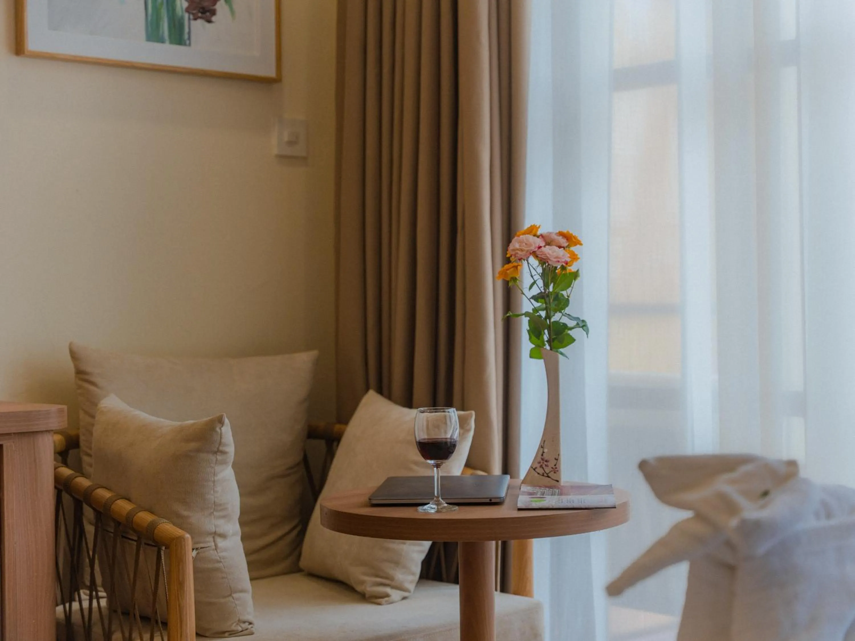 Living room in Villa Oasis Luang Prabang