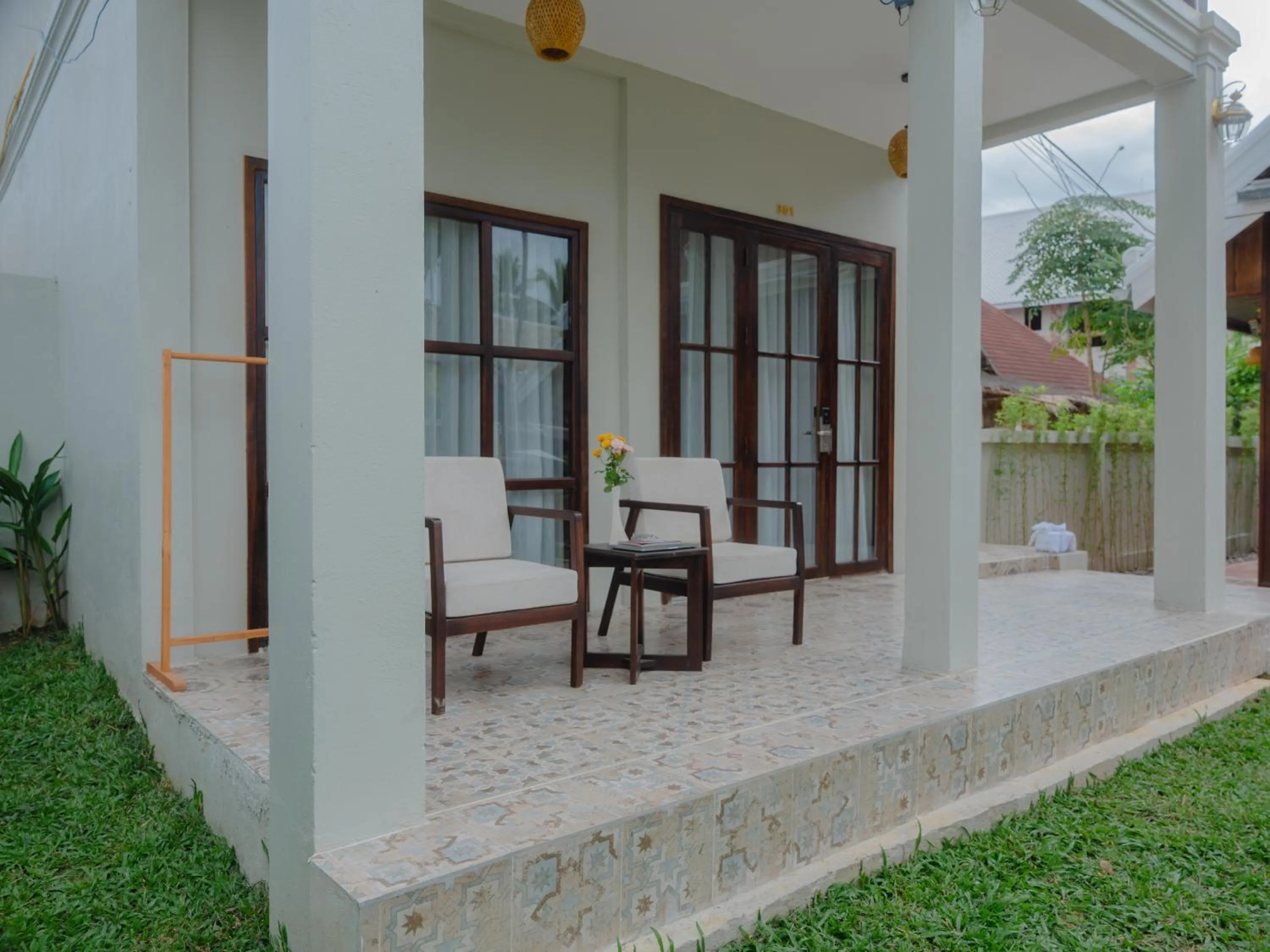 Seating area in Villa Oasis Luang Prabang