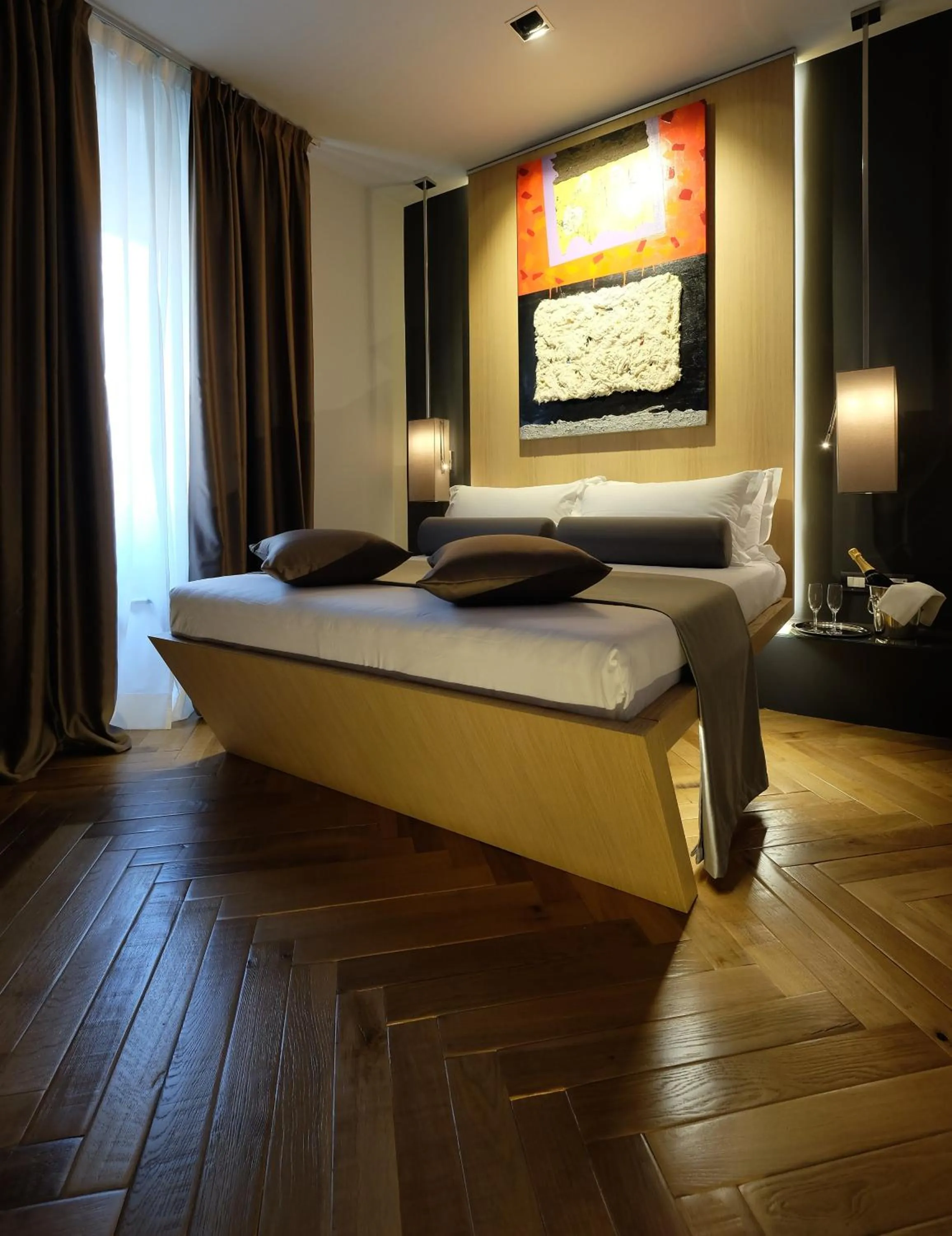 Photo of the whole room, Bed in Navona Rooms