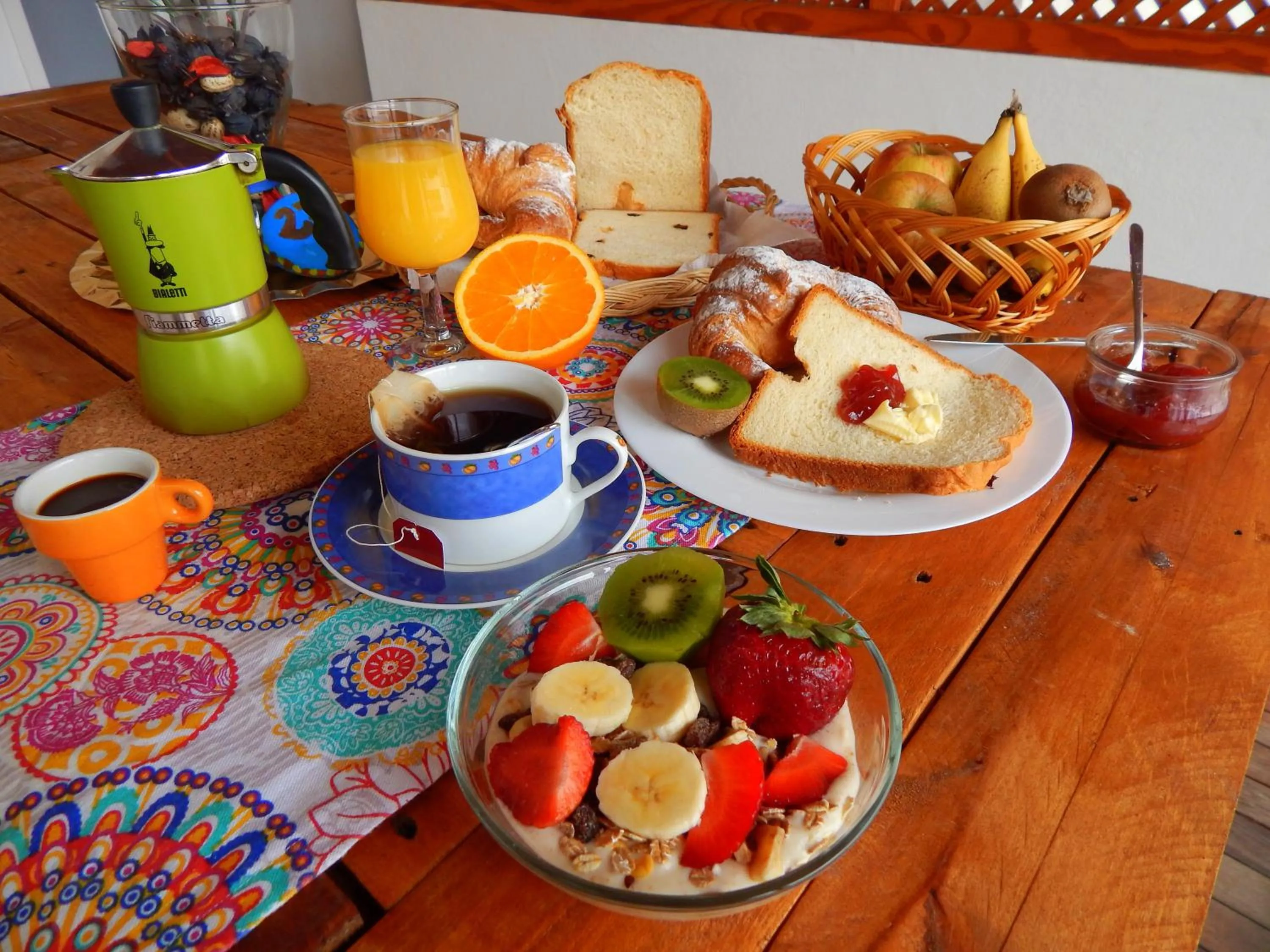 Continental breakfast in Twenty Seven Degrees Las Palmas