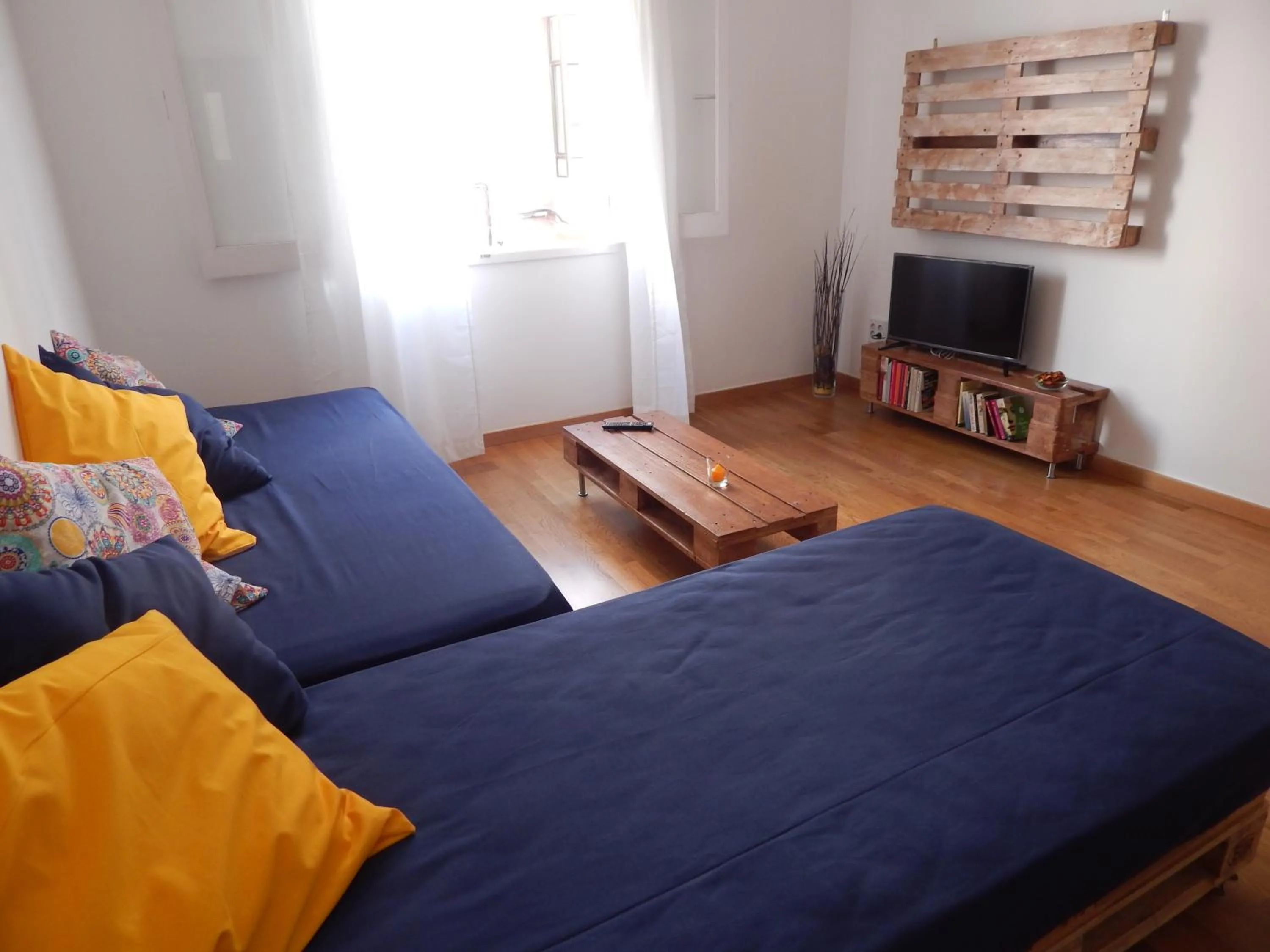 Living room, Bed in Twenty Seven Degrees Las Palmas
