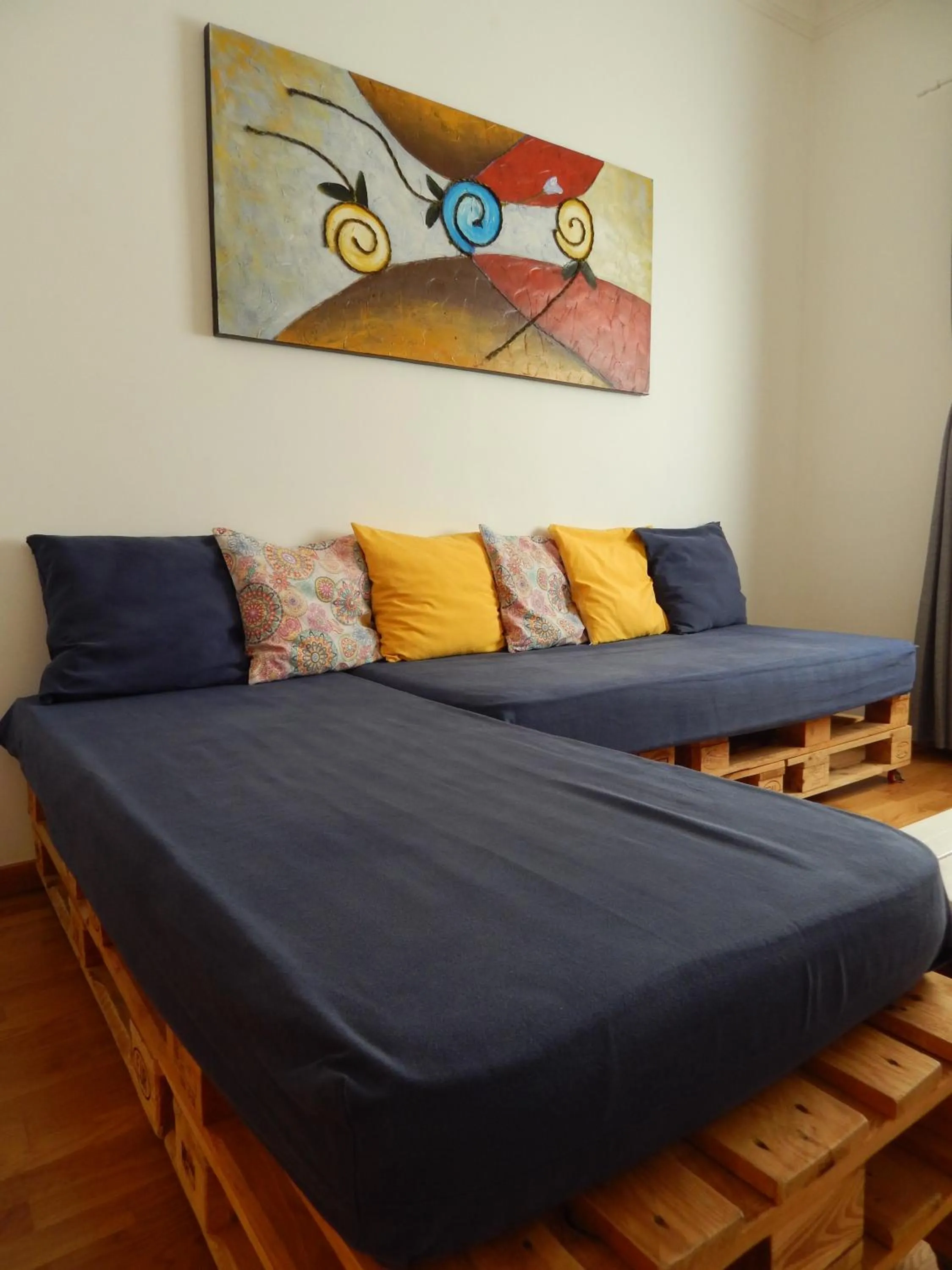 Living room, Bed in Twenty Seven Degrees Las Palmas
