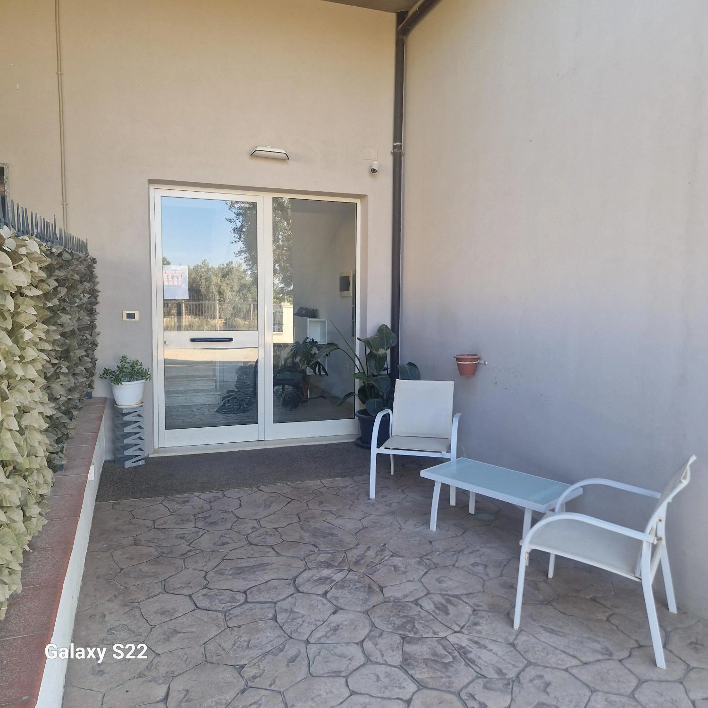 Patio in Casale Marcalia - bed & breakfast