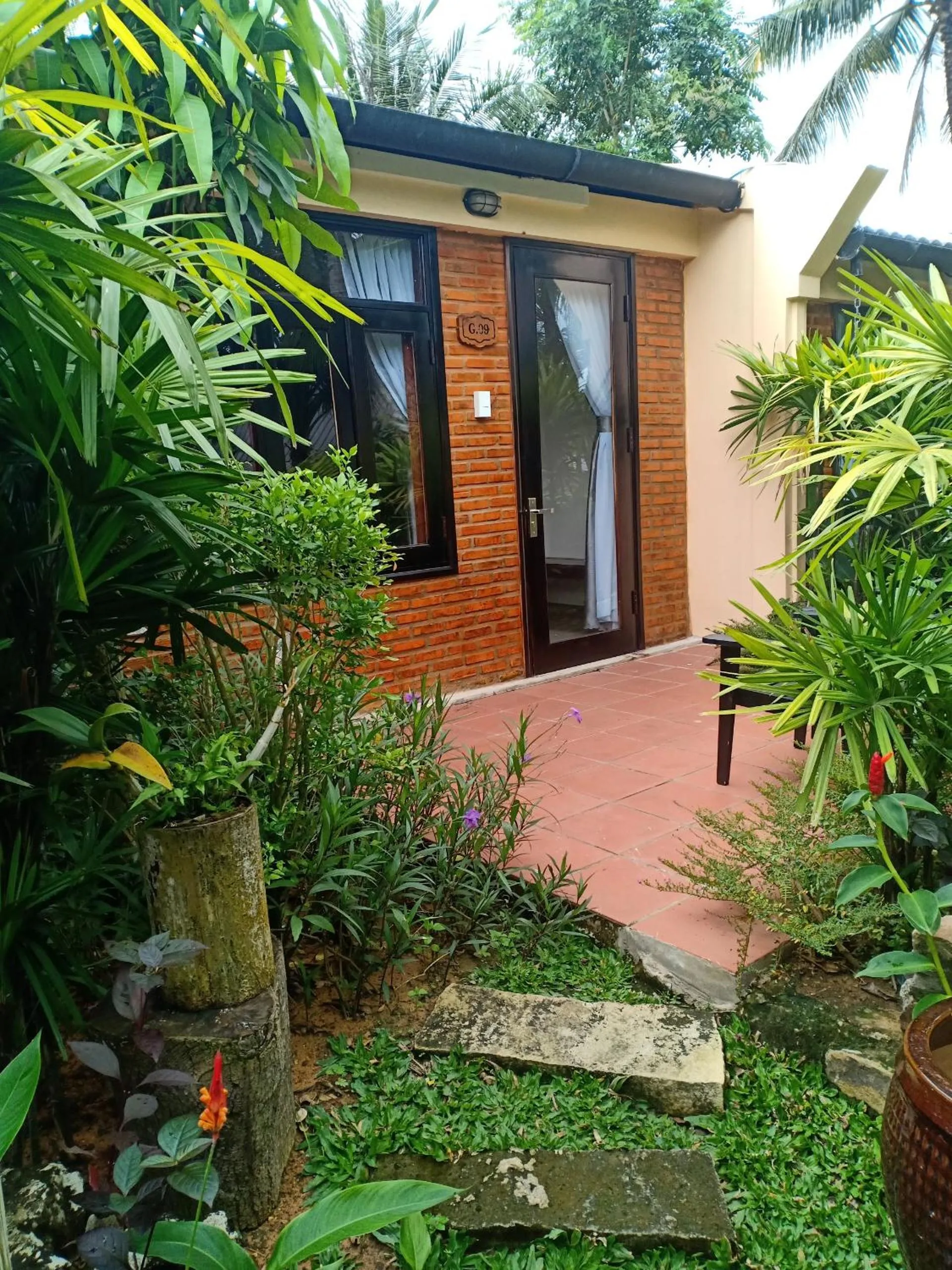 Garden view in La Paloma Resort