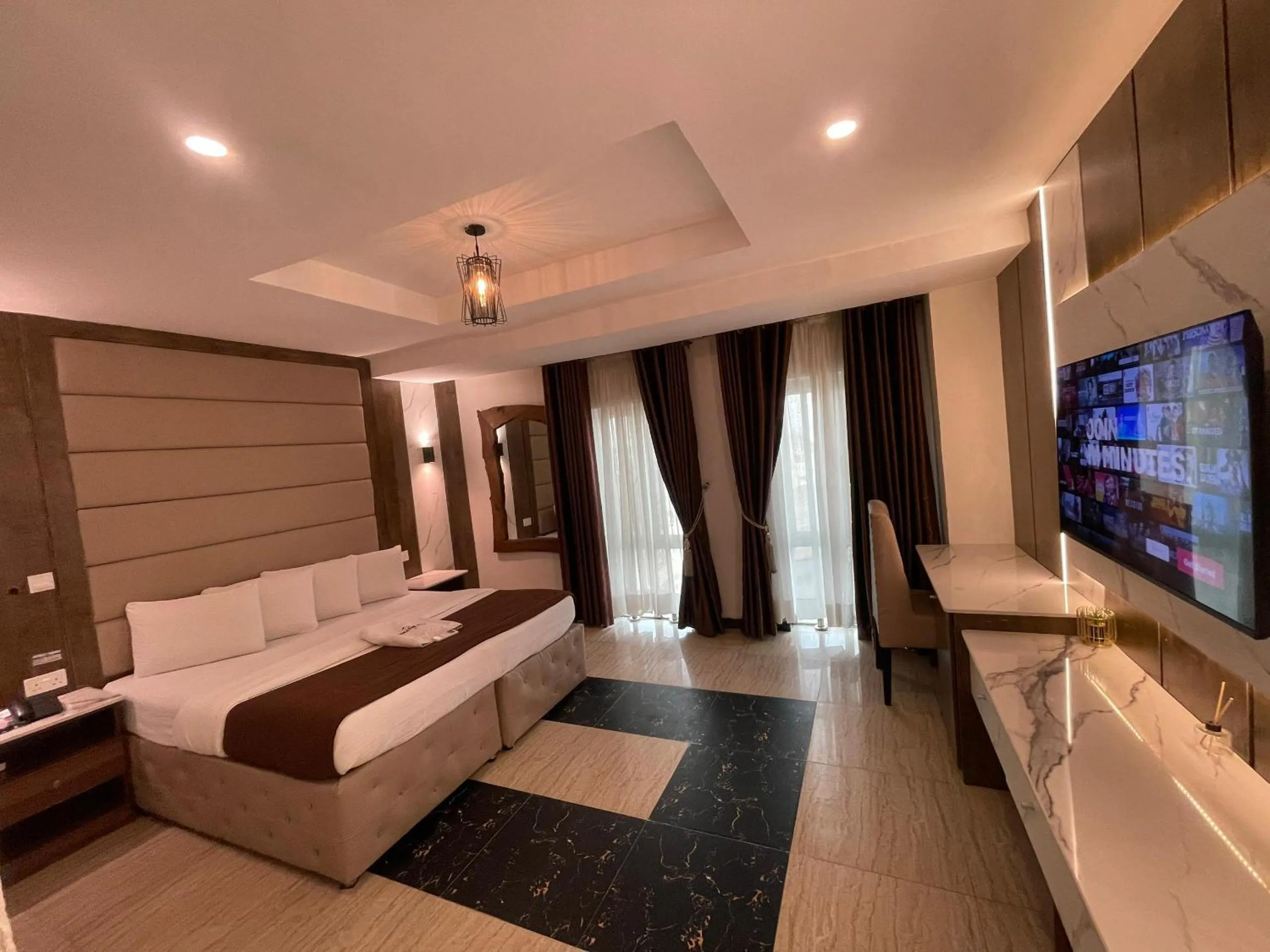 Bed in Presken Hotel International Airport Road, Ikeja