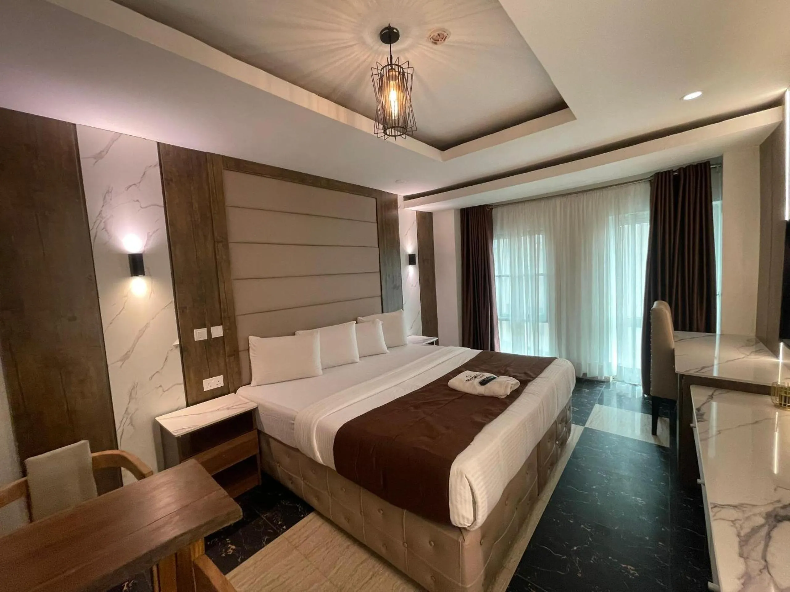 Bed in Presken Hotel International Airport Road, Ikeja