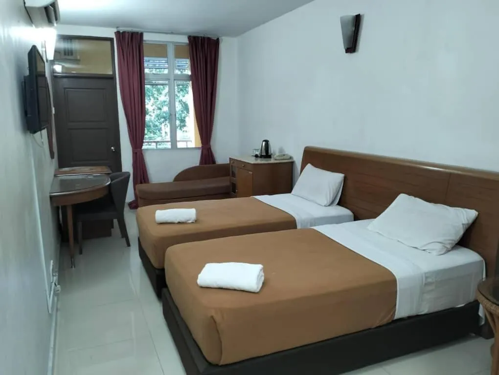 Bed in Hotel Darulaman Jitra