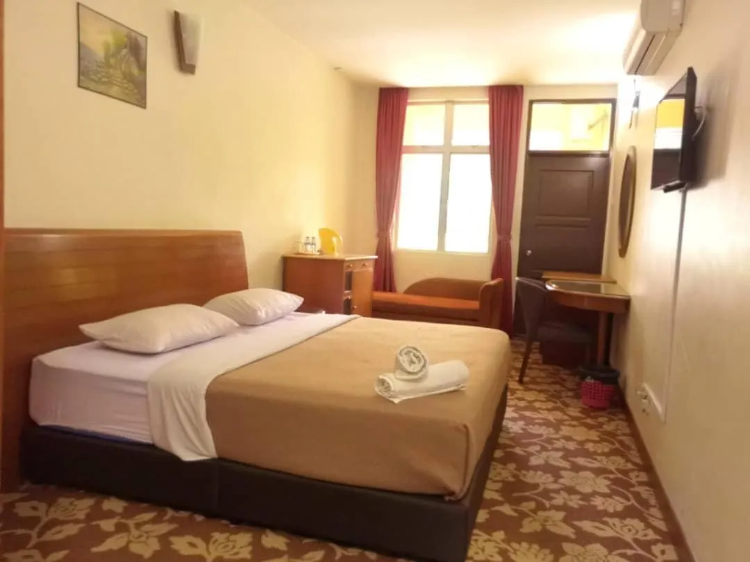 Bed in Hotel Darulaman Jitra