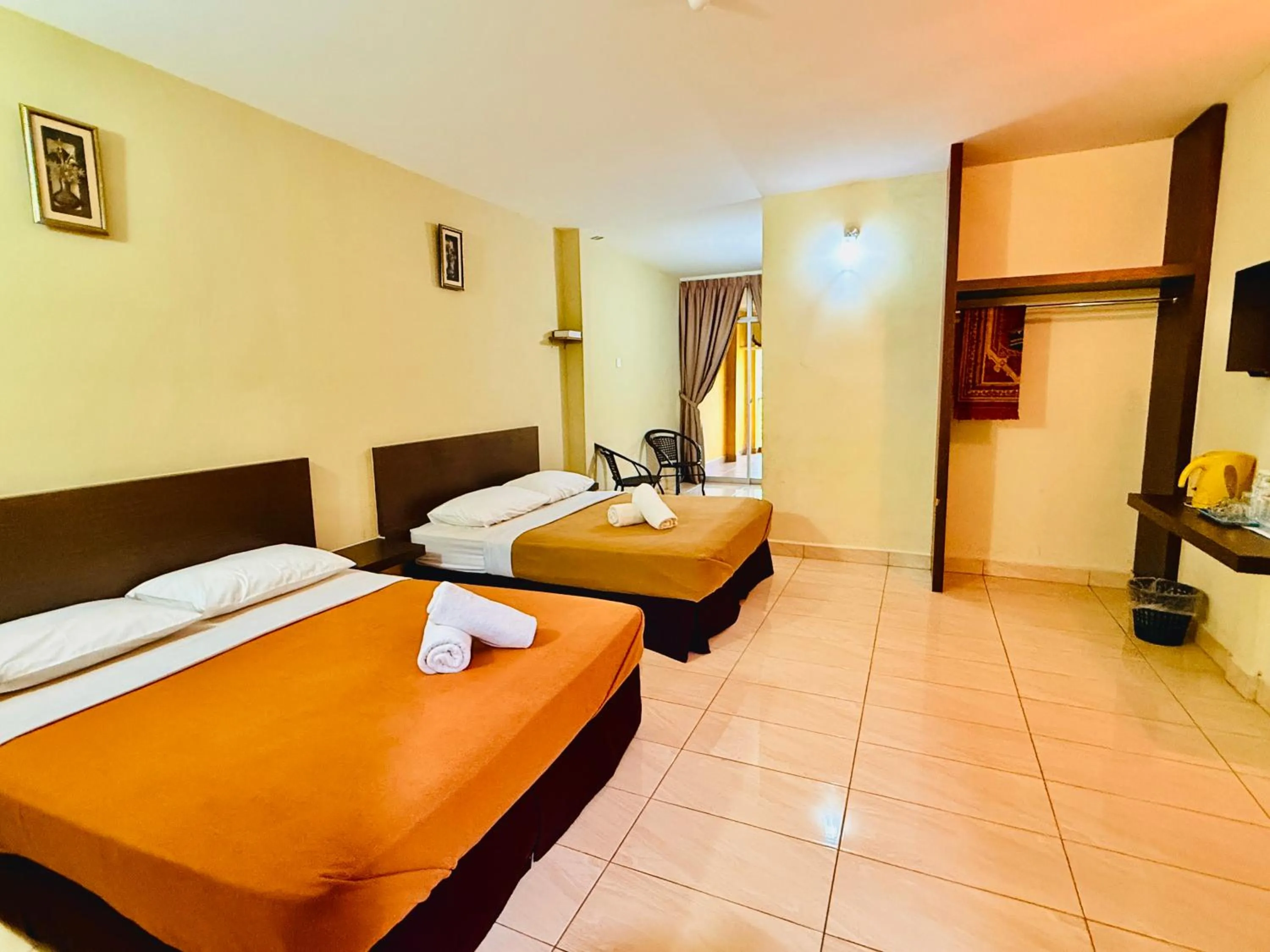 Bed in Hotel Darulaman Jitra