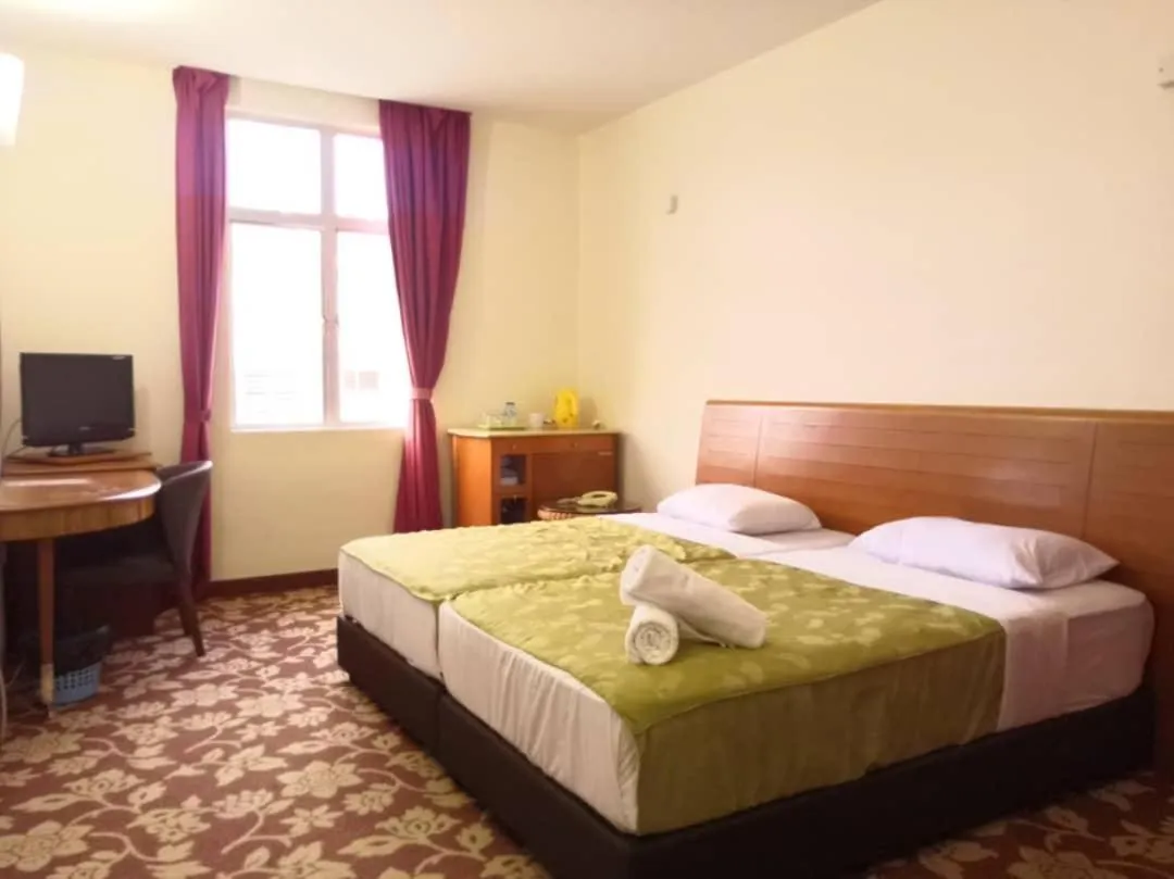 Bed in Hotel Darulaman Jitra