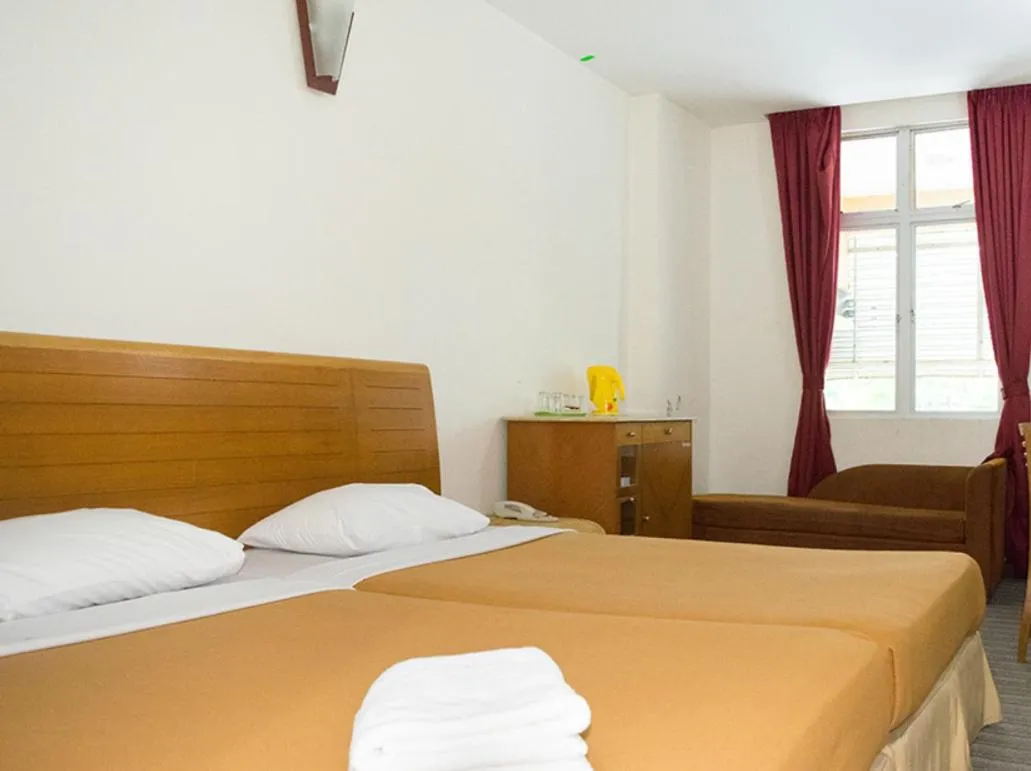 Bed in Hotel Darulaman Jitra