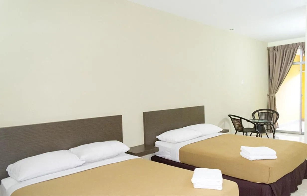 Bed in Hotel Darulaman Jitra