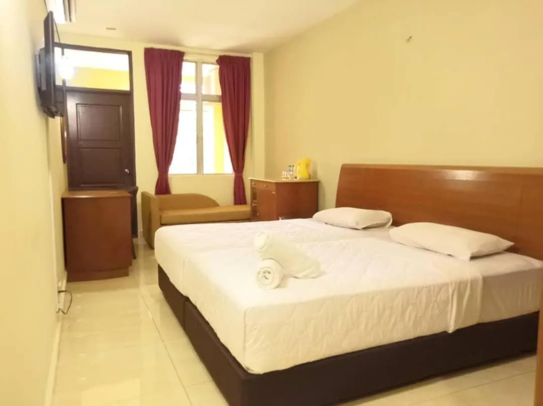 Bed in Hotel Darulaman Jitra