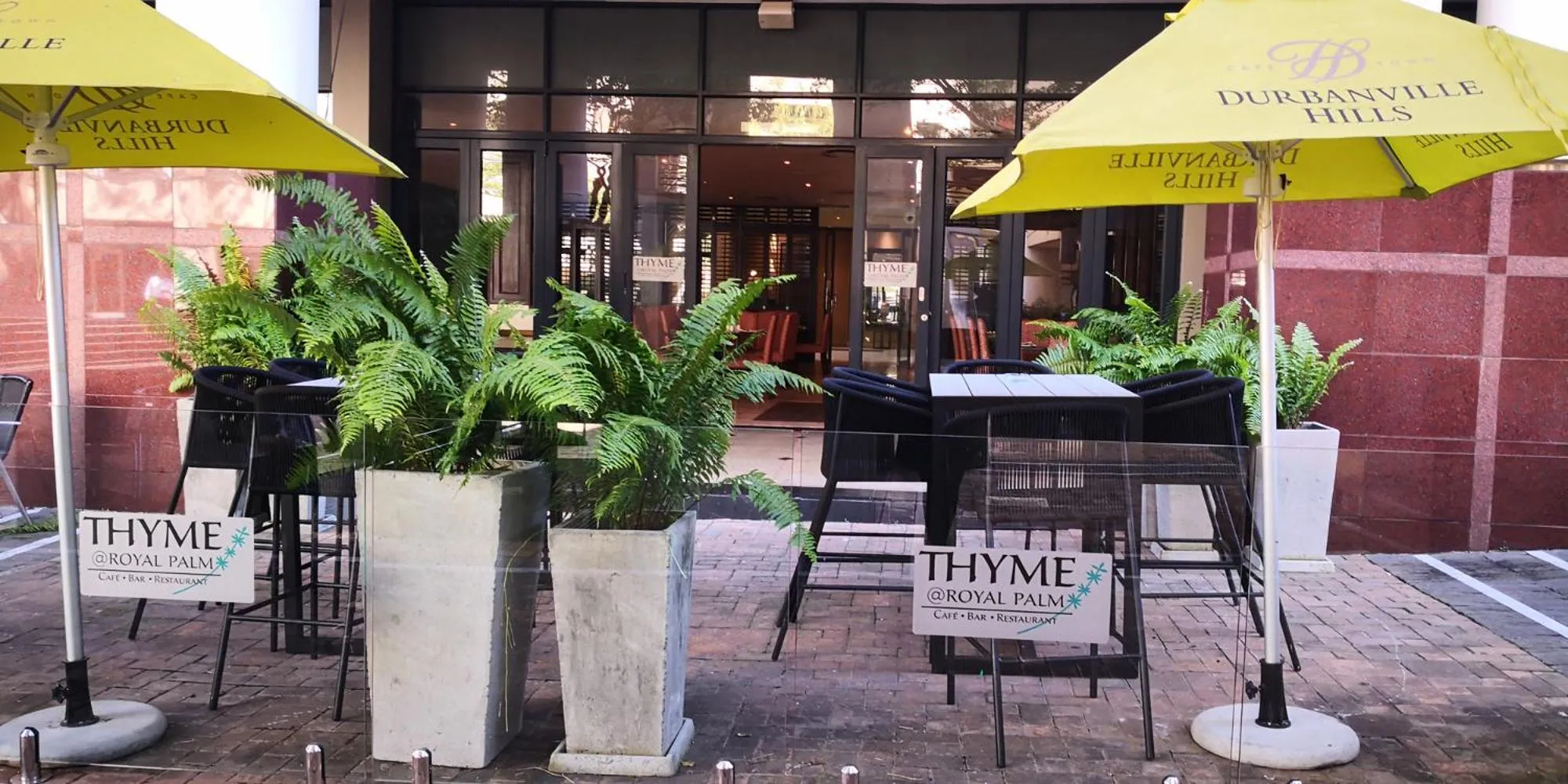 Patio in Royal Palm Hotel