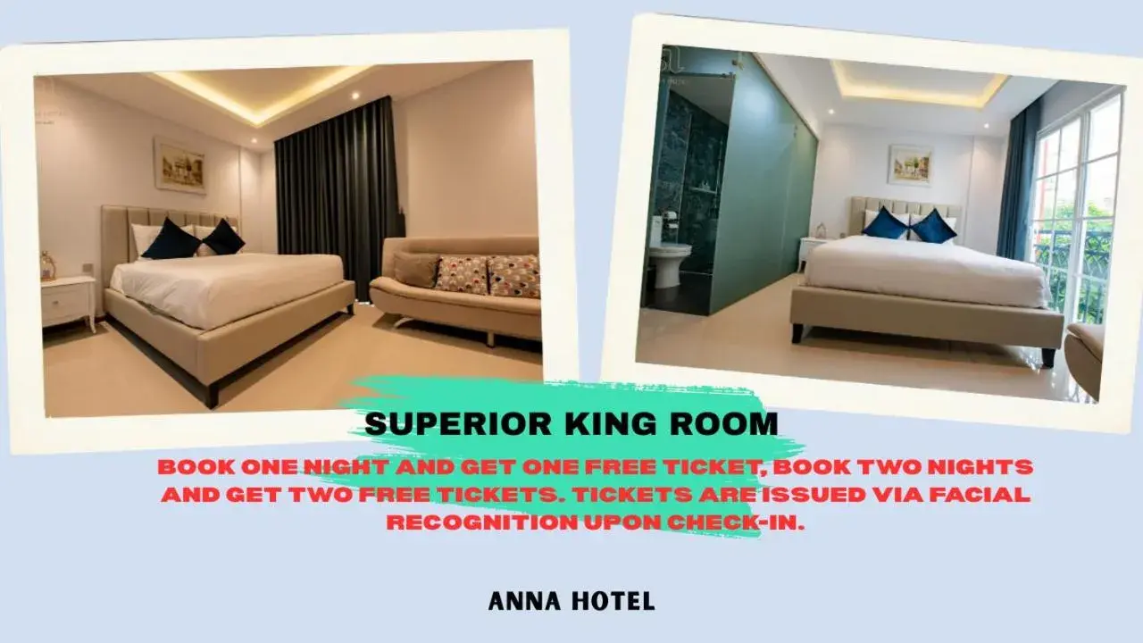 Superior Double Room in Anna Hotel - Free Ticket Cable Car & Hon Thom Water Park Superior Double Room in Anna Hotel - Free Ticket Cable Car & Hon Thom Water Park