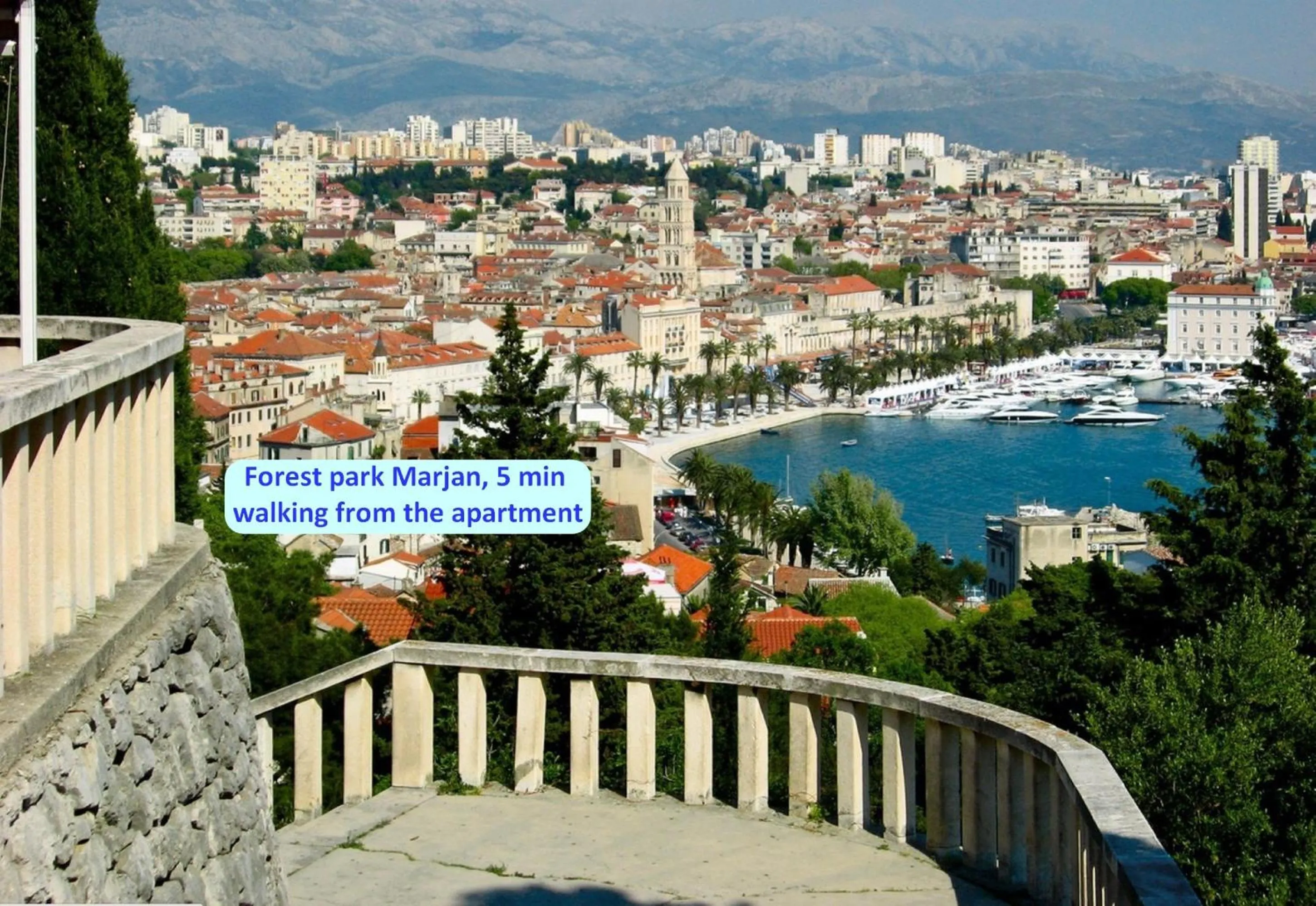 Nearby landmark in Modern and practical studio in the heart of Split