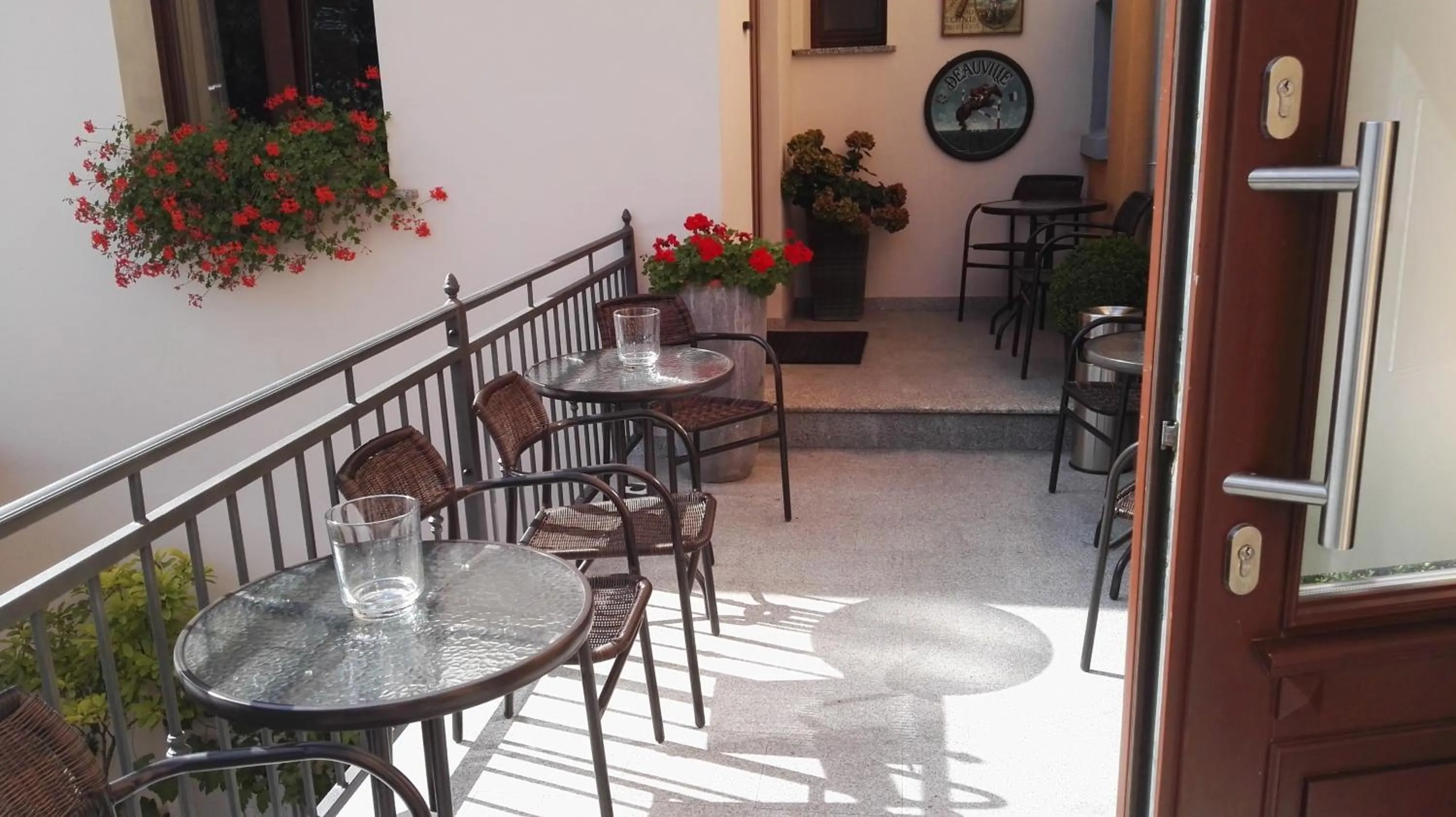 Balcony/Terrace in Hotel Retro B.A. Zientarski