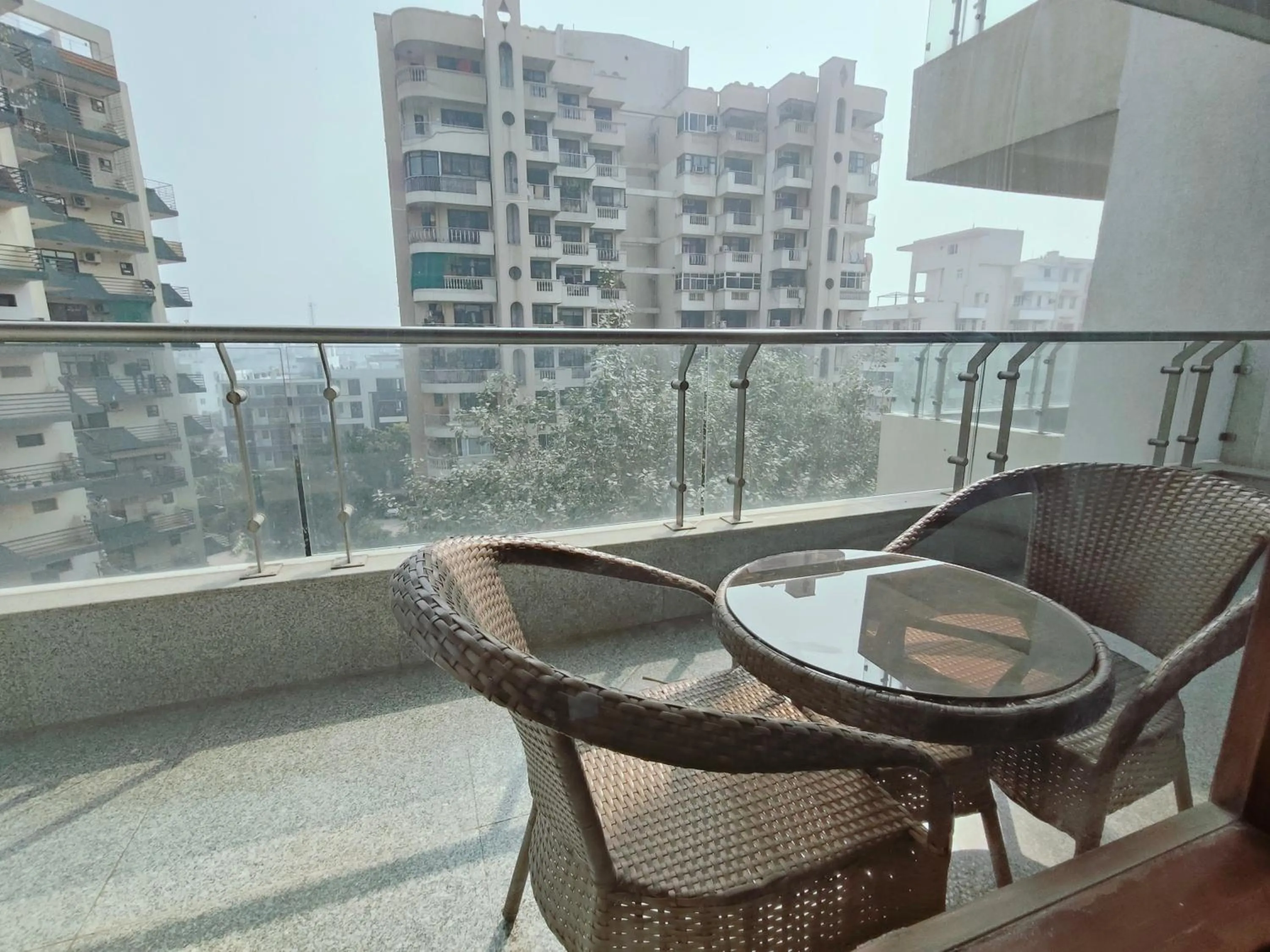 Balcony/Terrace in Gazebo Inn & Suites Medanta