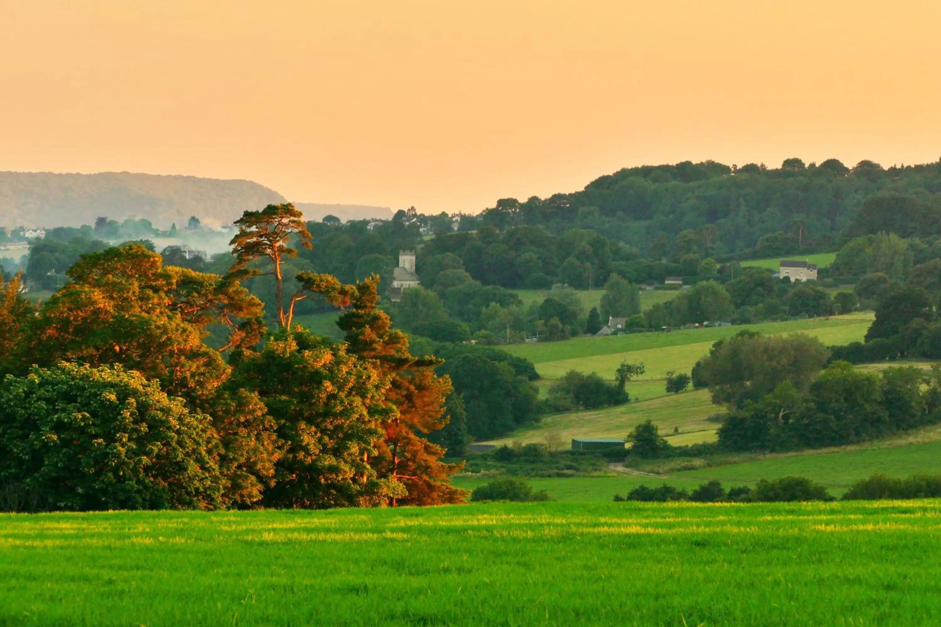 Natural landscape in Croft House Guest Suite Painswick